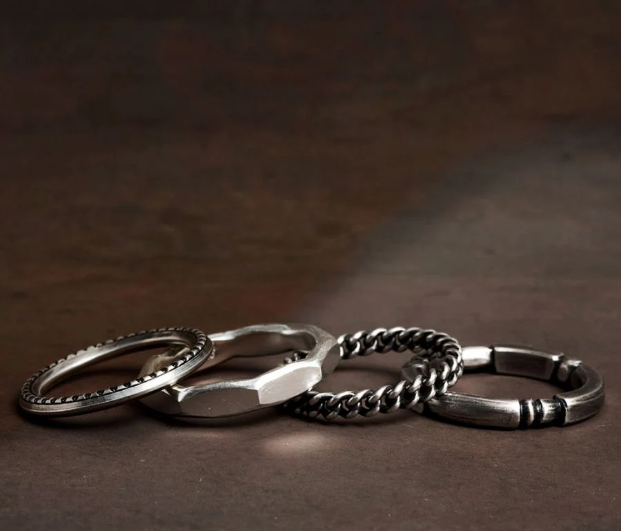 4 RING COMBI FACETTES - Image 2