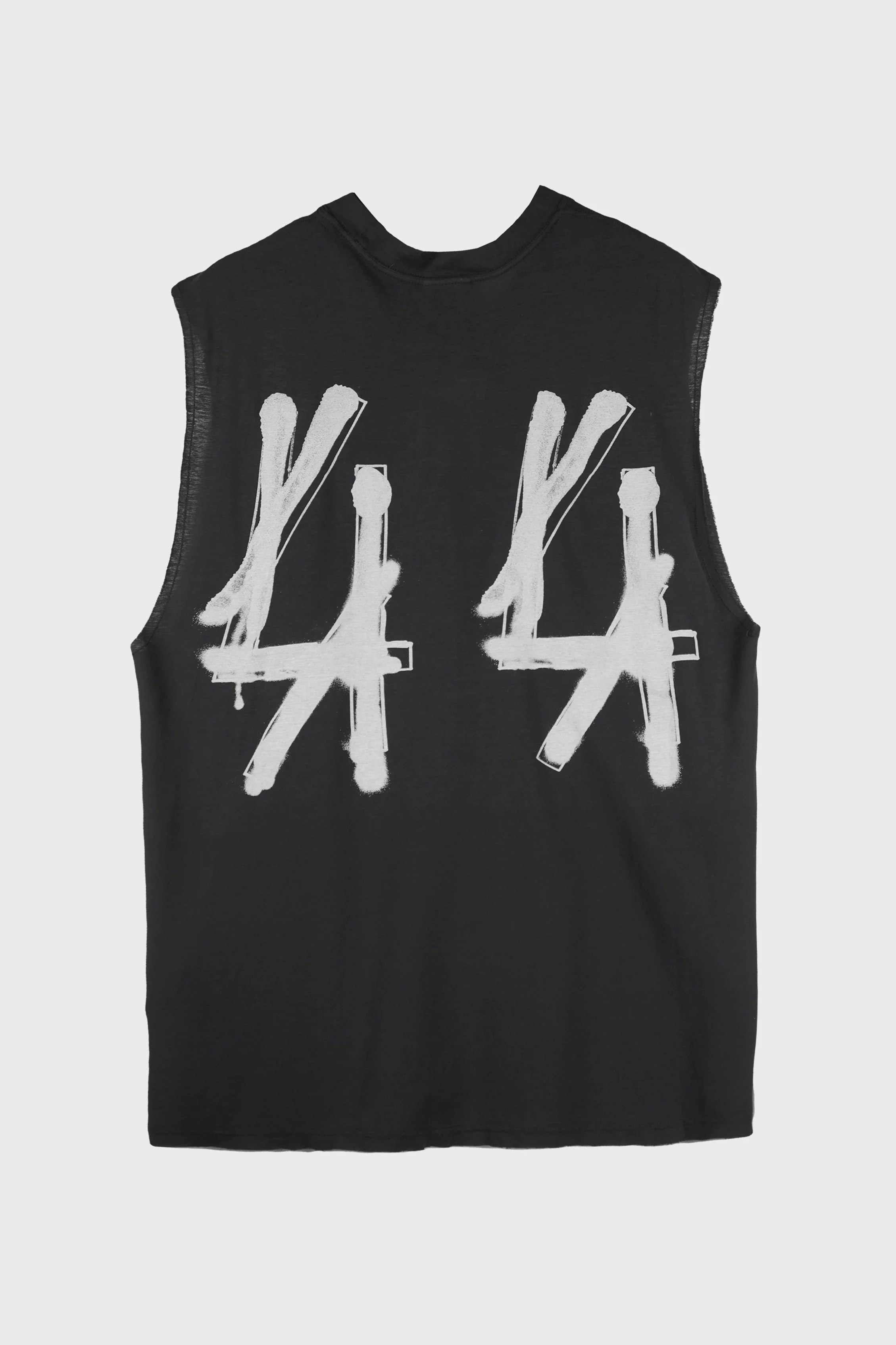 SLEEVELESS CRPD SMUDGE BLACK + 44 GRAFF DIRTY WHITE - Image 2