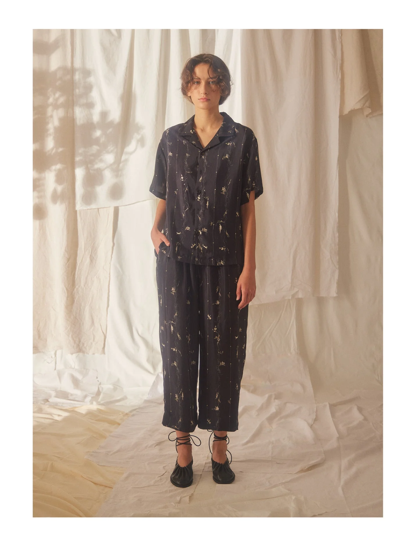 BLACK ALOHA SHIRT - Image 5