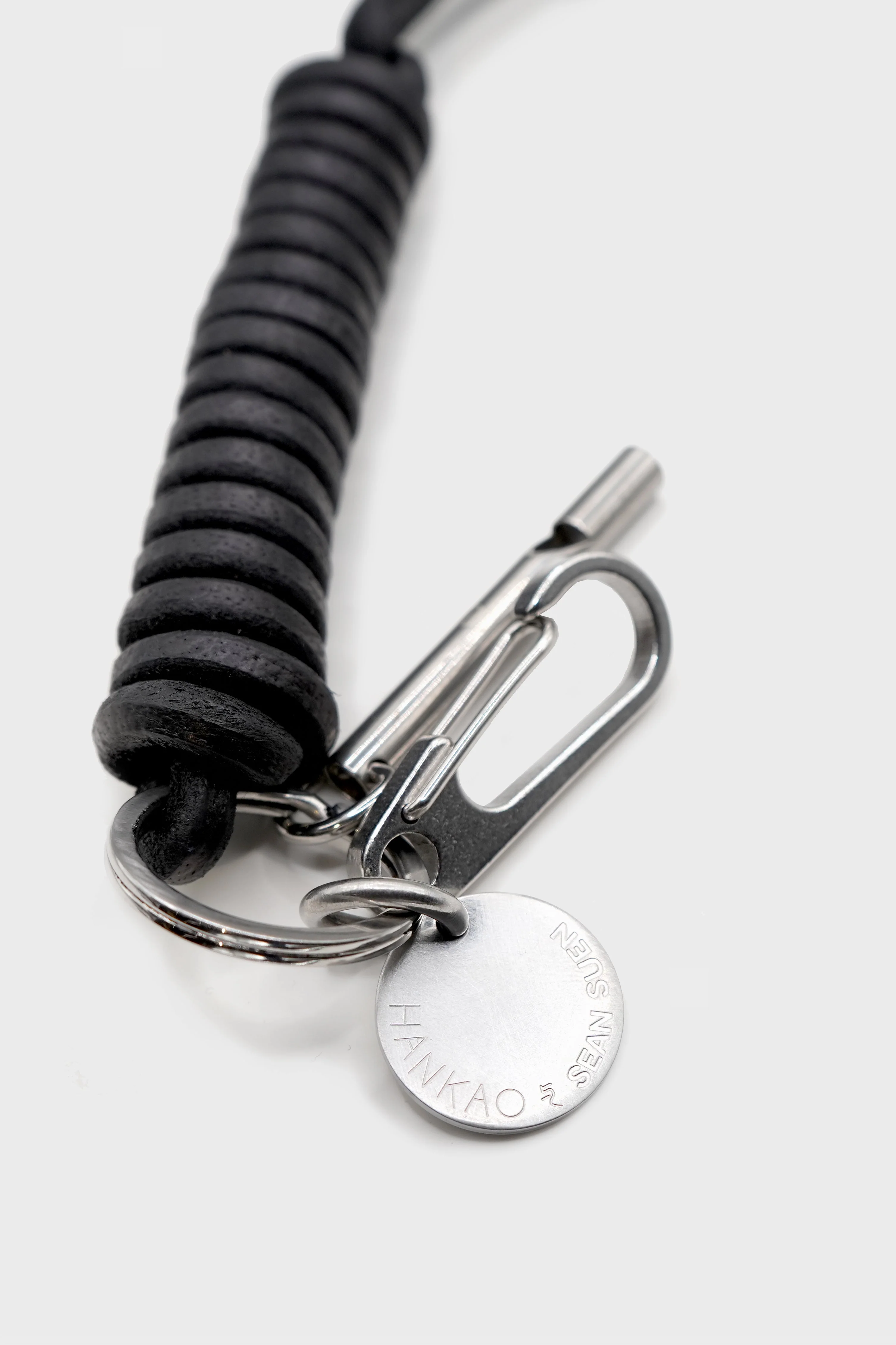 BLACK ROPE WORK KEYCHAIN - Image 2