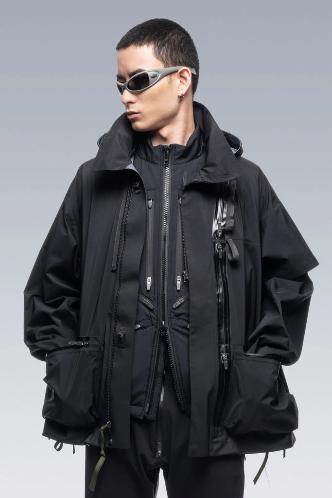 J115-GT 3L Gore-Tex Pro Interops Jacket - Black/Black - Image 16