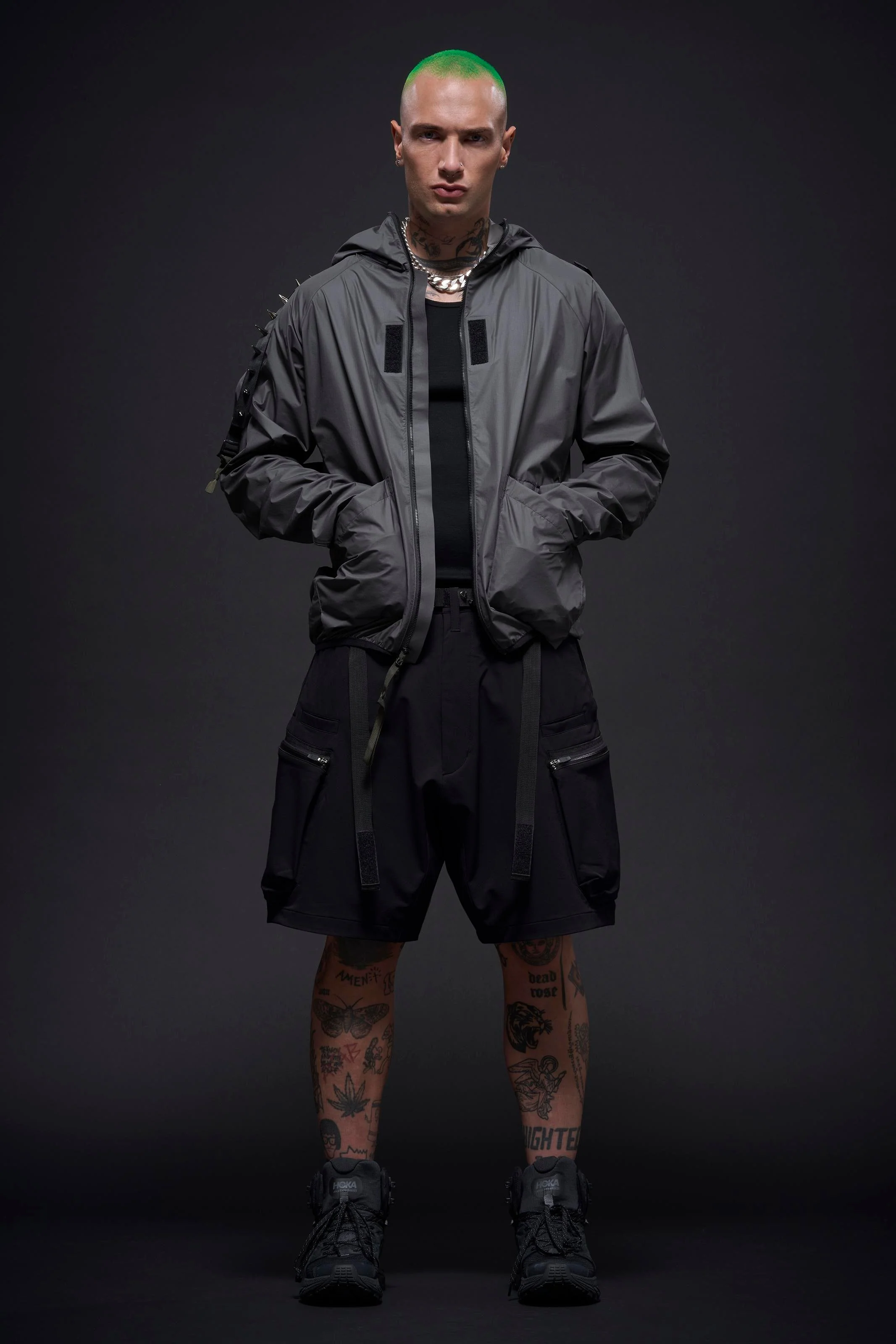 J118-WS Packable Windstopper® Active Shell™ Jacket -Grey - Image 10