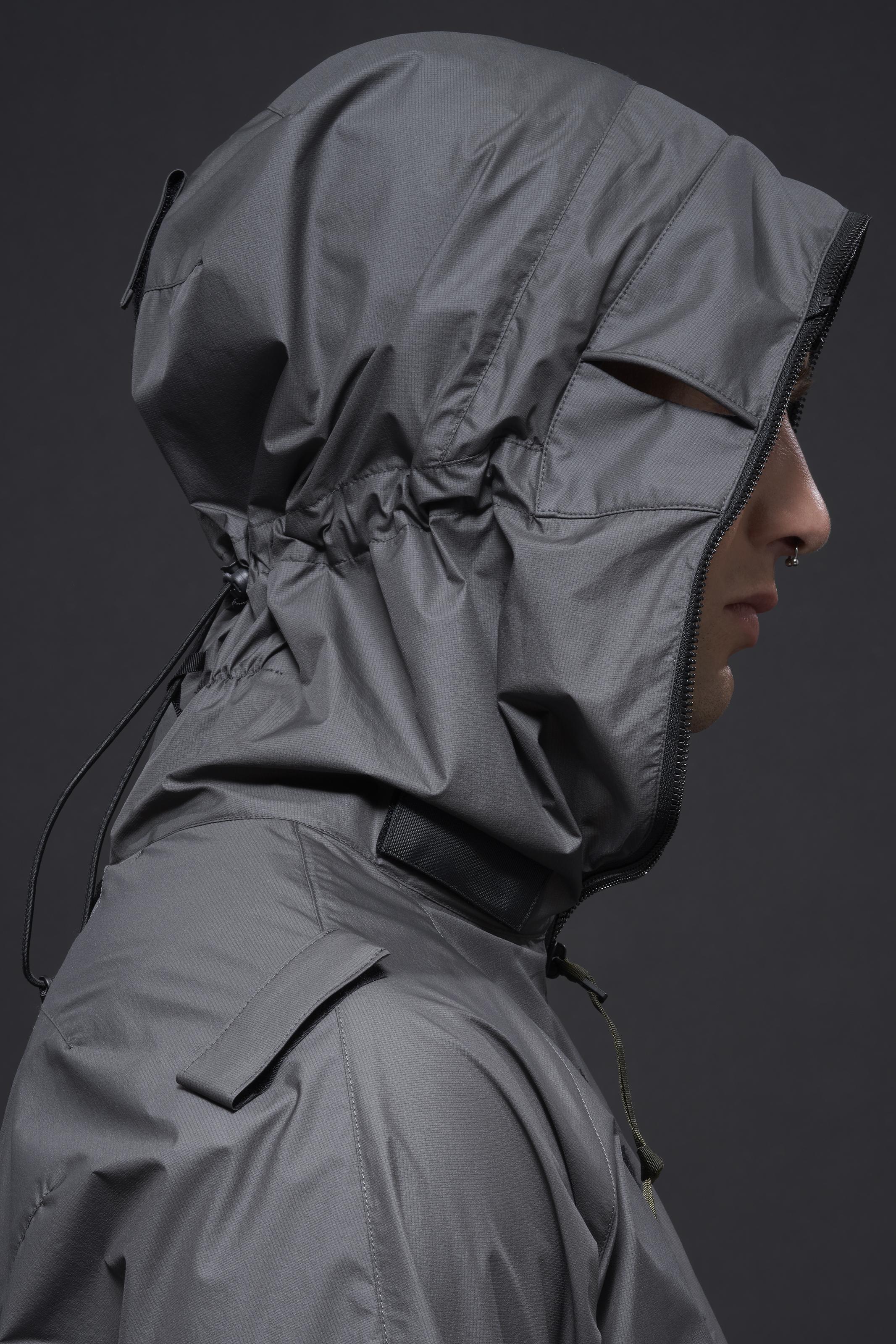 J118-WS Packable Windstopper® Active Shell™ Jacket -Grey - Image 16