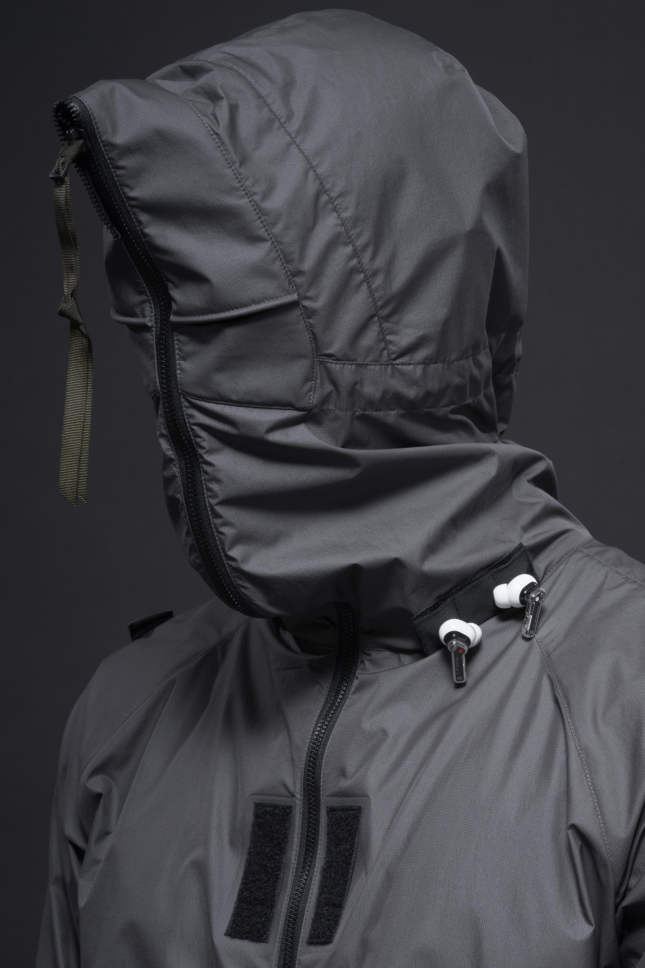 J118-WS Packable Windstopper® Active Shell™ Jacket -Grey - Image 22