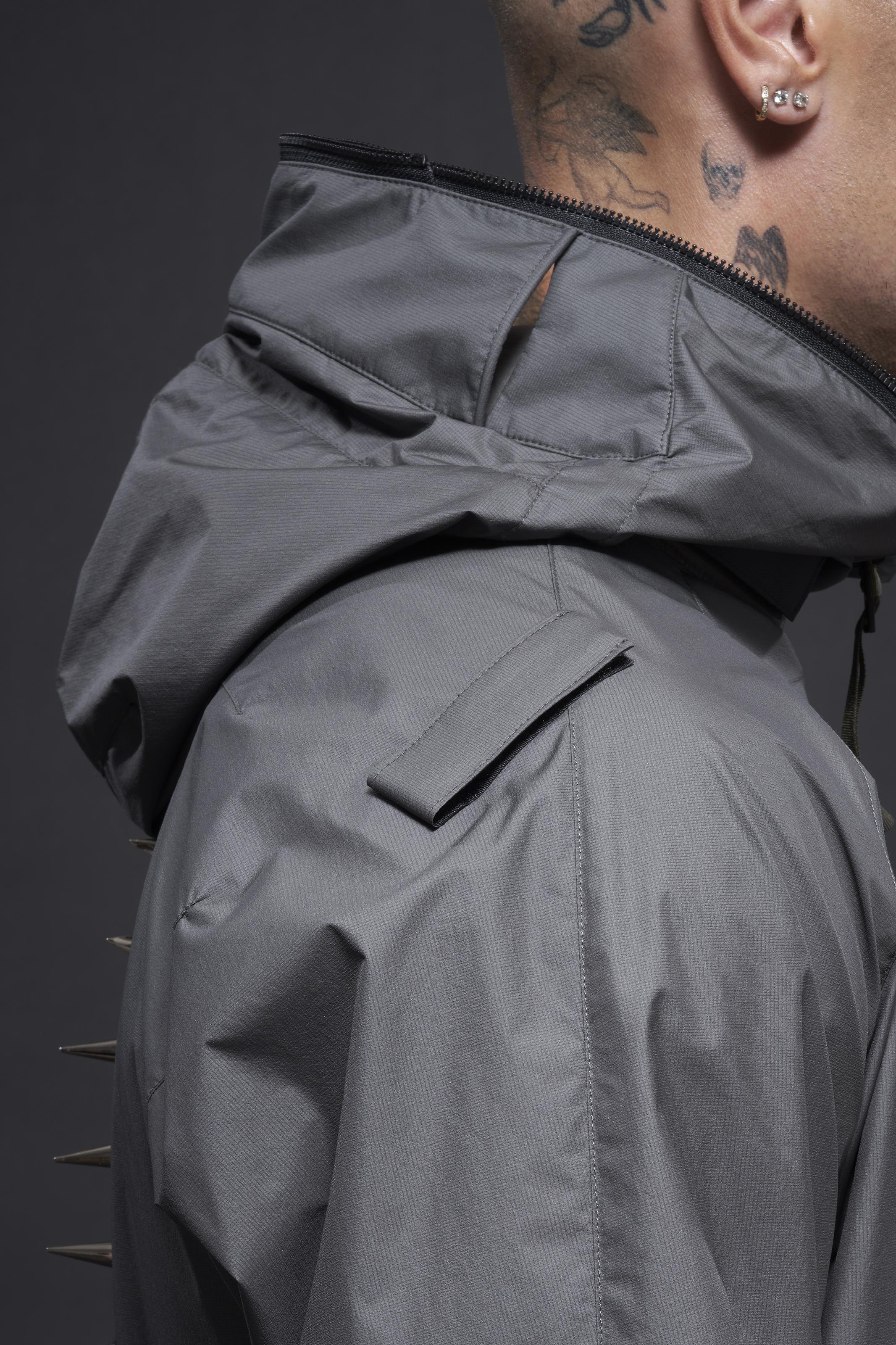 J118-WS Packable Windstopper® Active Shell™ Jacket -Grey - Image 29