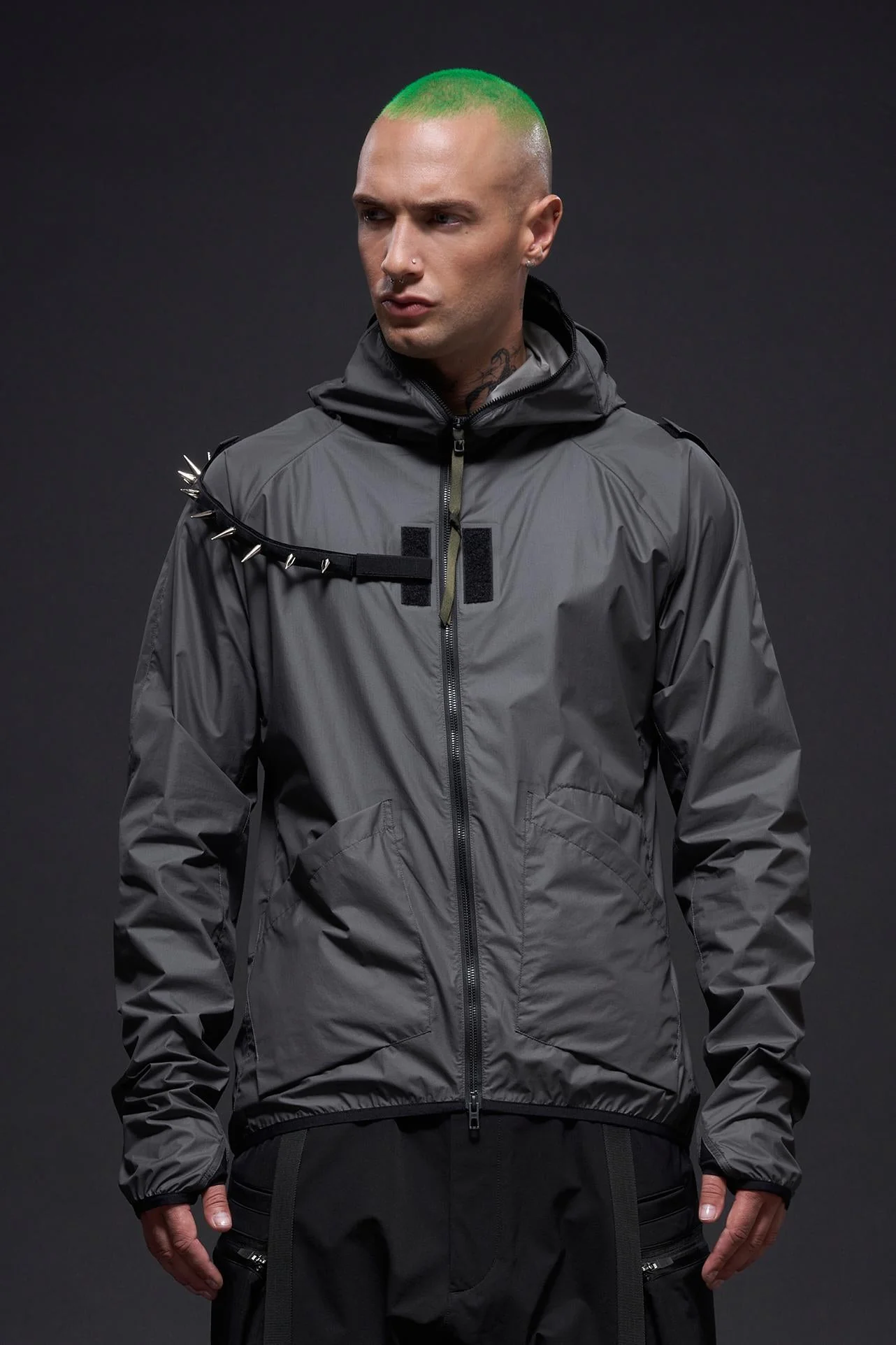J118-WS Packable Windstopper® Active Shell™ Jacket -Grey - Image 31