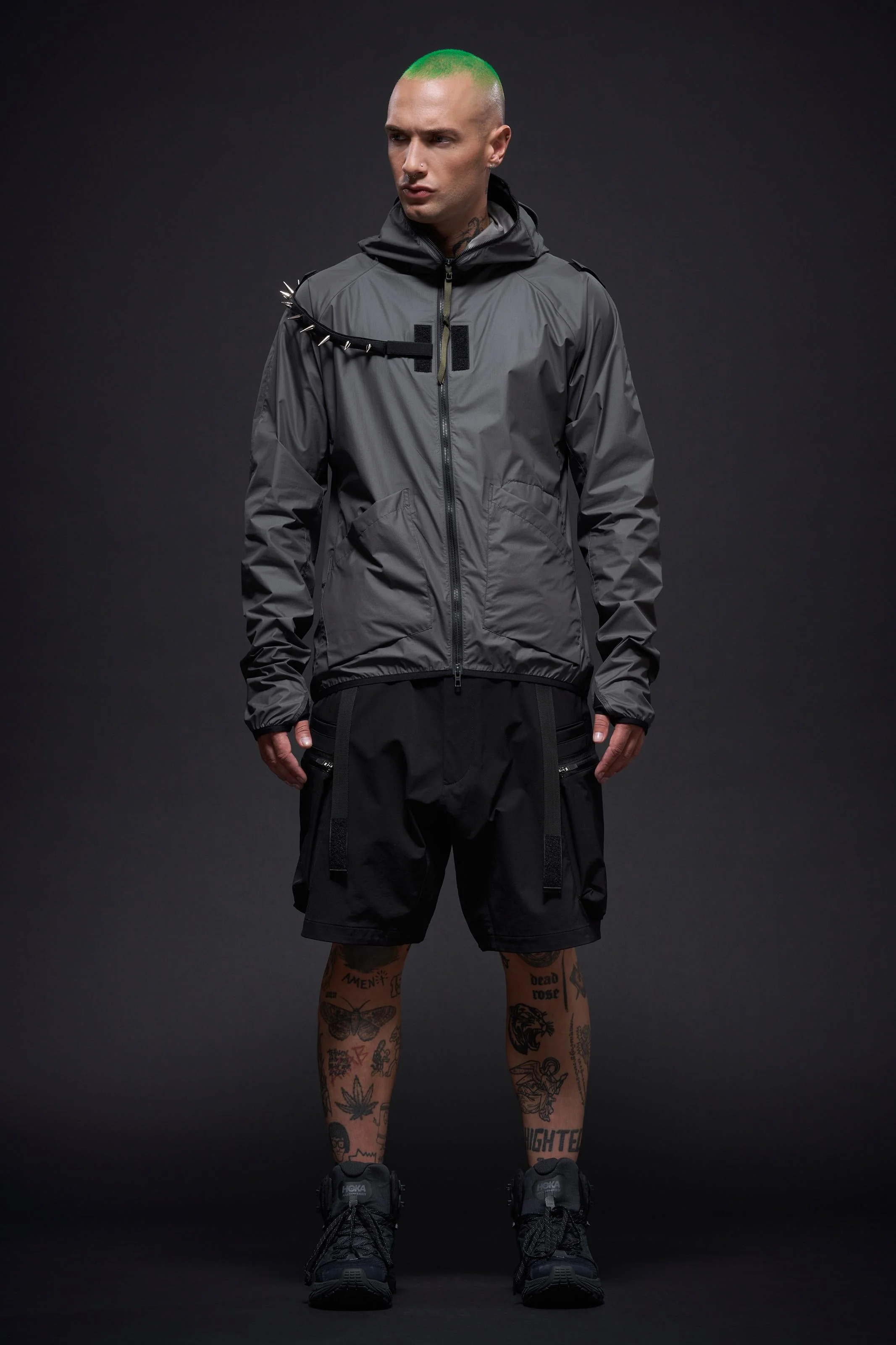 J118-WS Packable Windstopper® Active Shell™ Jacket -Grey - Image 32