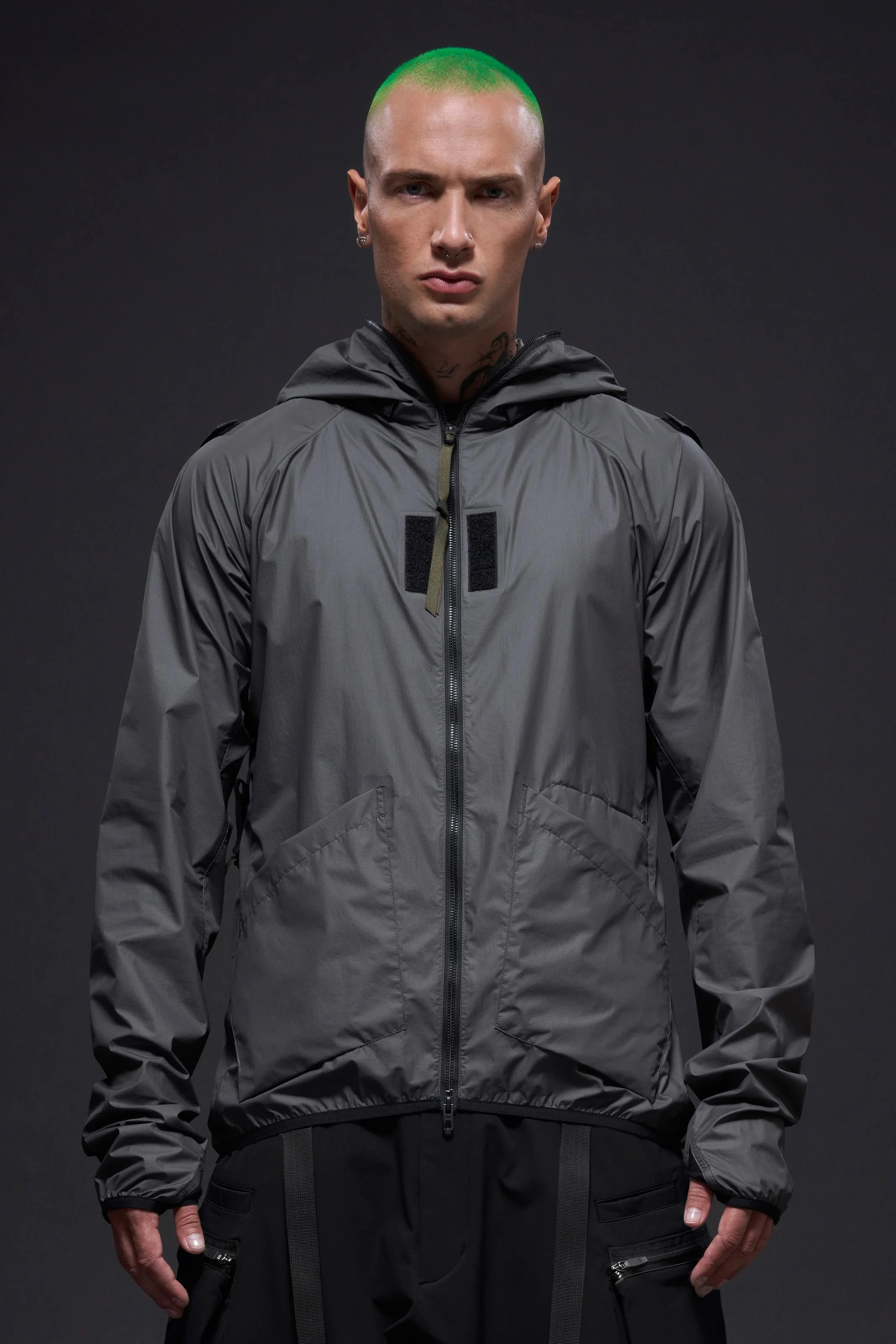 J118-WS Packable Windstopper® Active Shell™ Jacket -Grey - Image 5