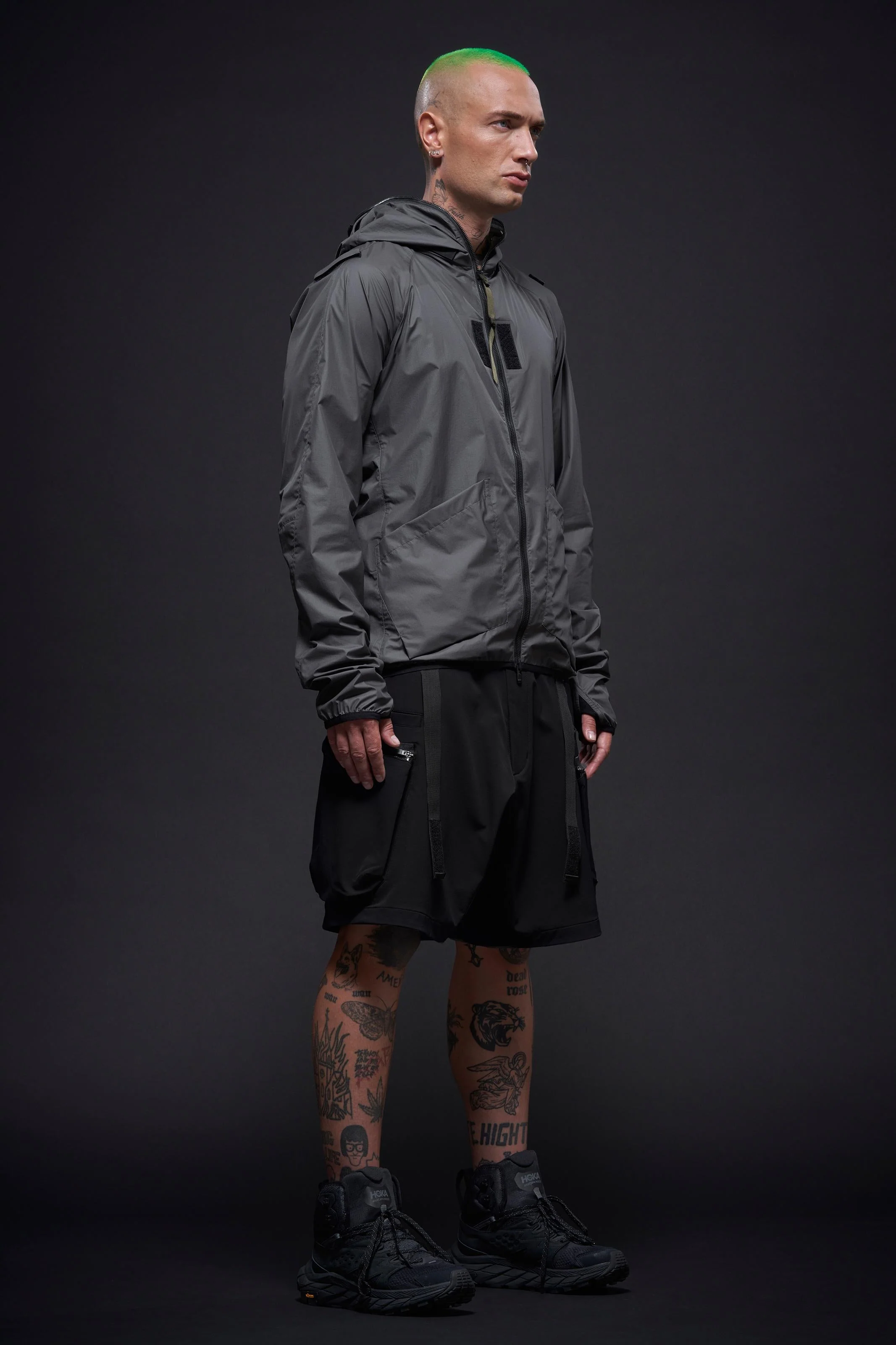 J118-WS Packable Windstopper® Active Shell™ Jacket -Grey - Image 6