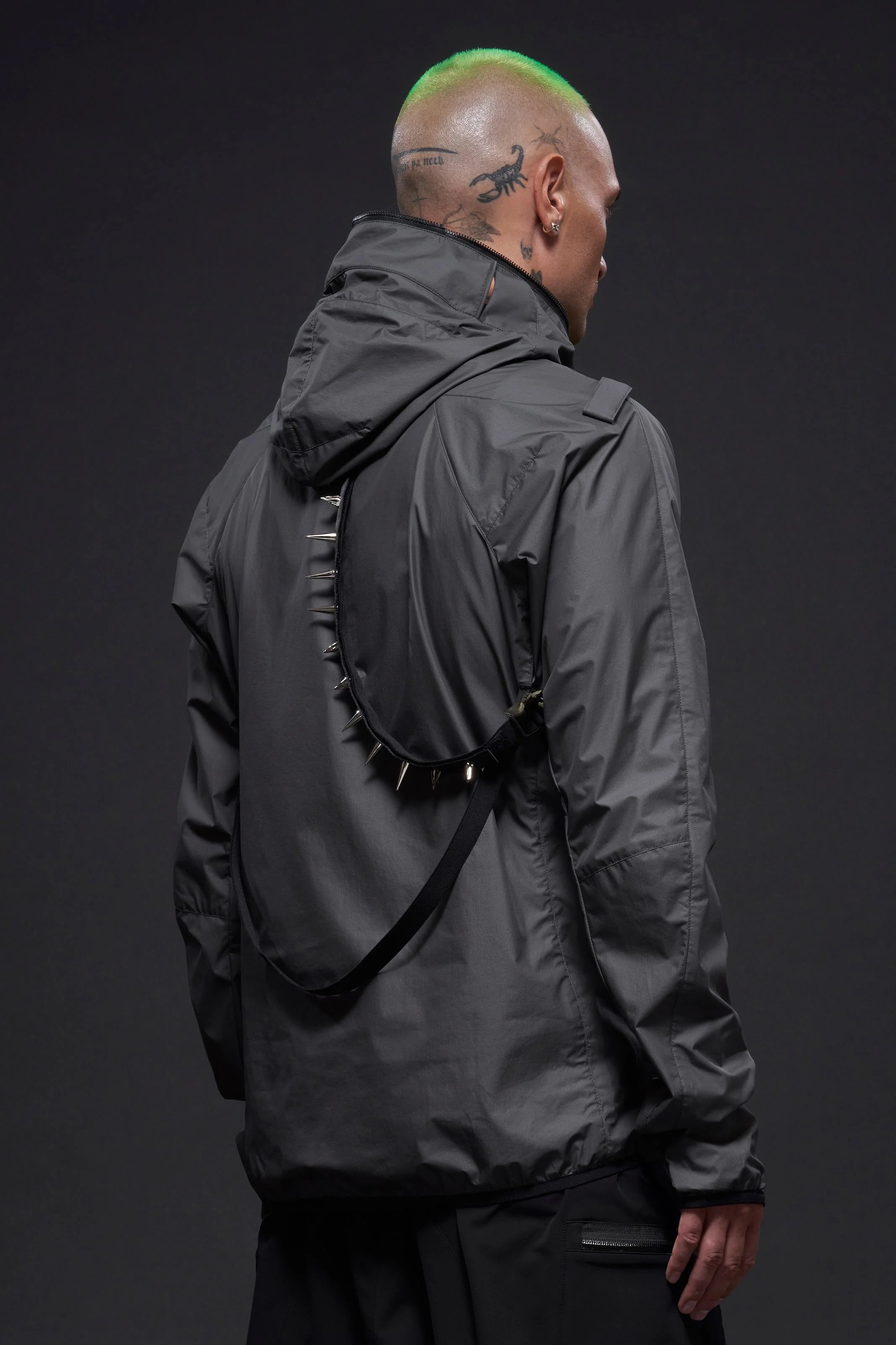 J118-WS Packable Windstopper® Active Shell™ Jacket -Grey - Image 7