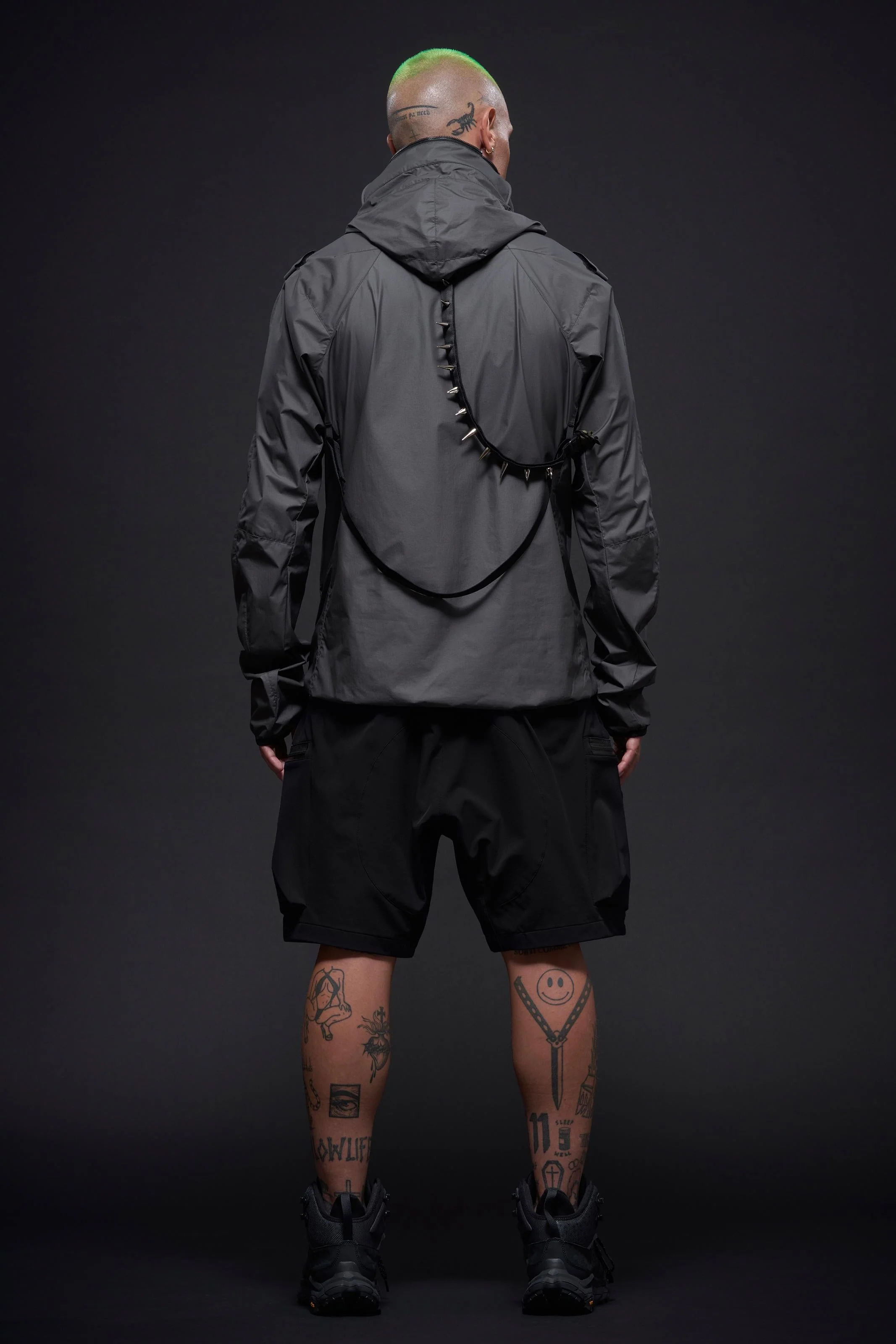 J118-WS Packable Windstopper® Active Shell™ Jacket -Grey - Image 8