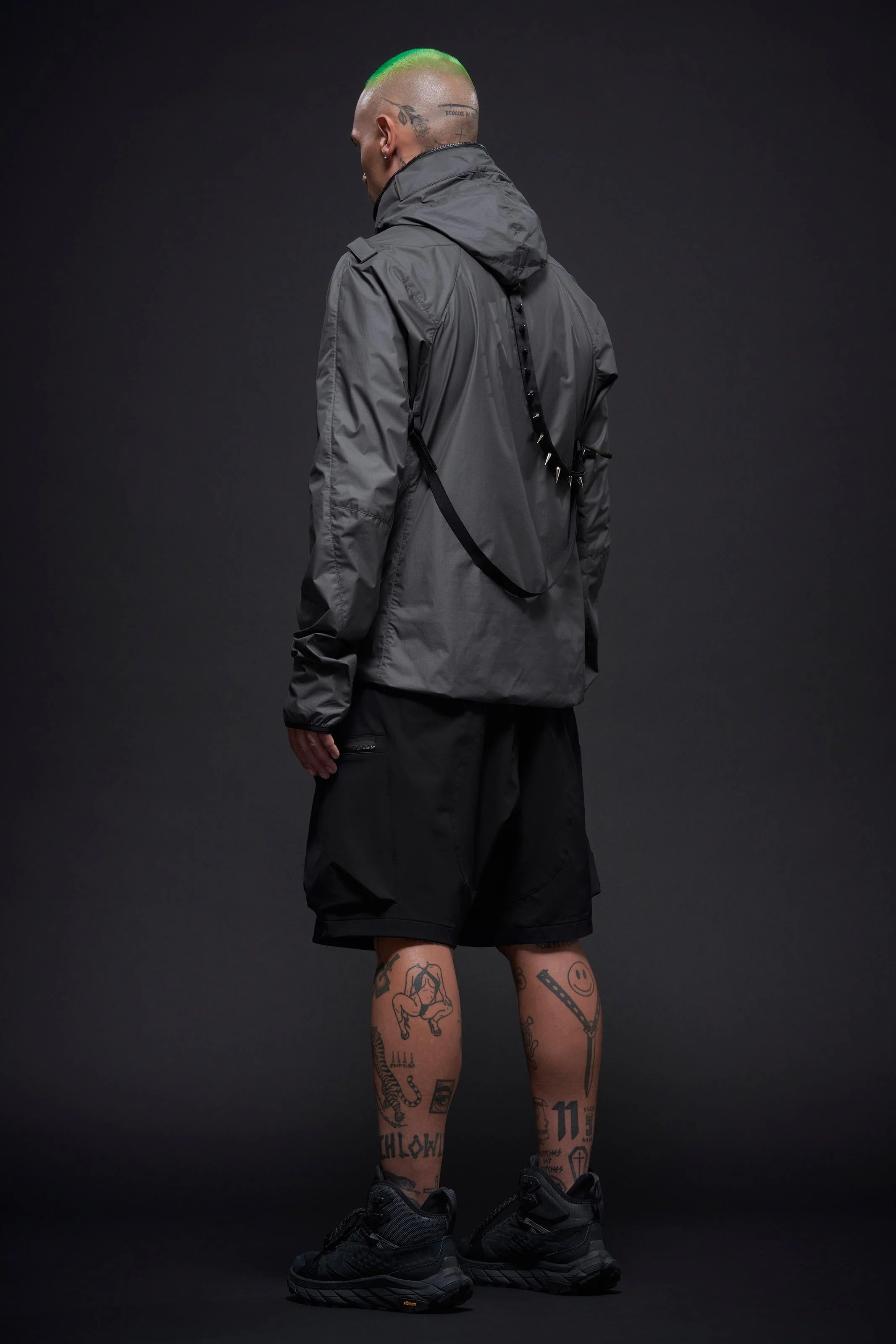 J118-WS Packable Windstopper® Active Shell™ Jacket -Grey - Image 9