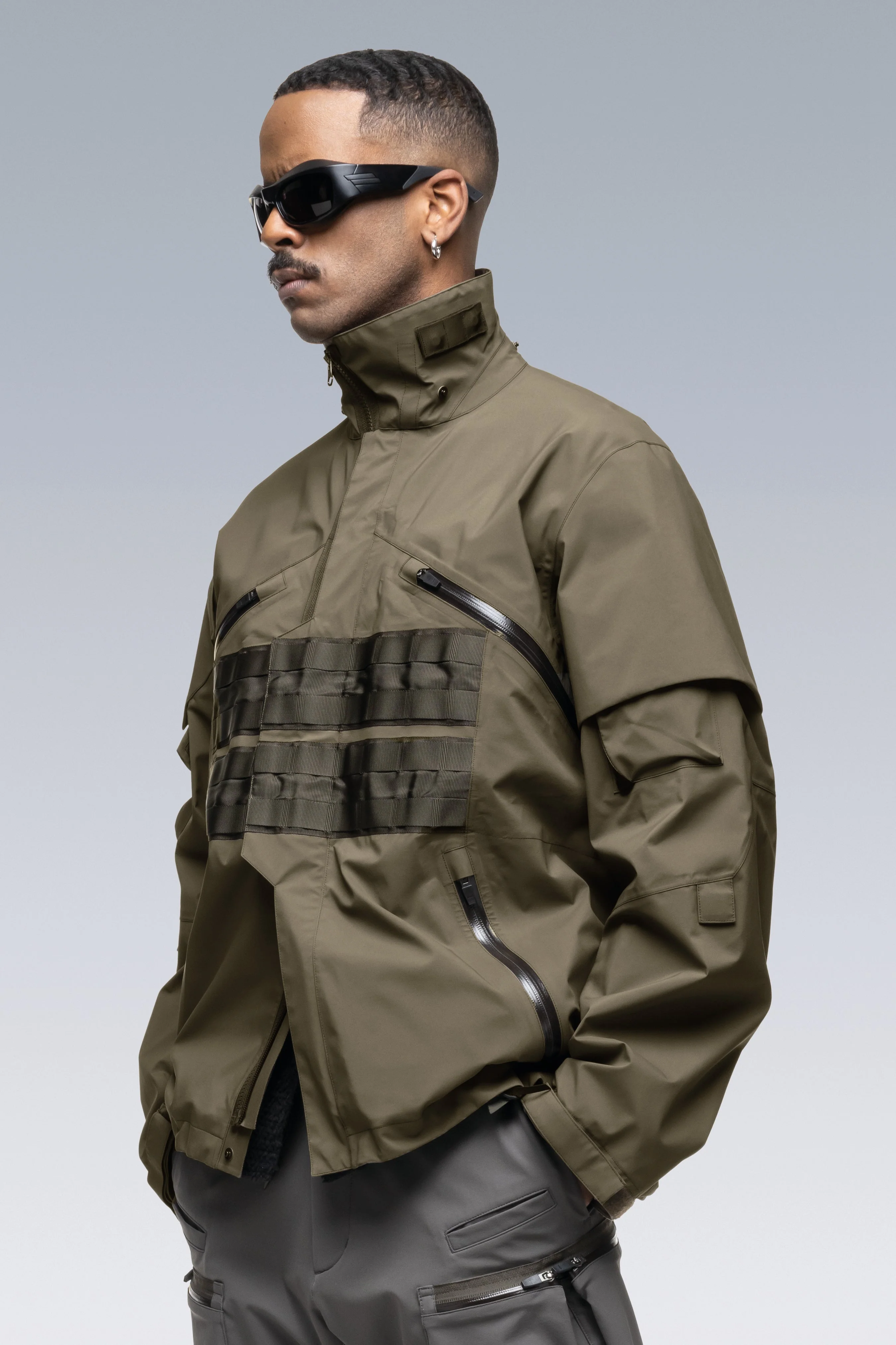 J1WTS-GT 3L Gore-Tex Pro Interops Jacket - RAF Green - Image 7