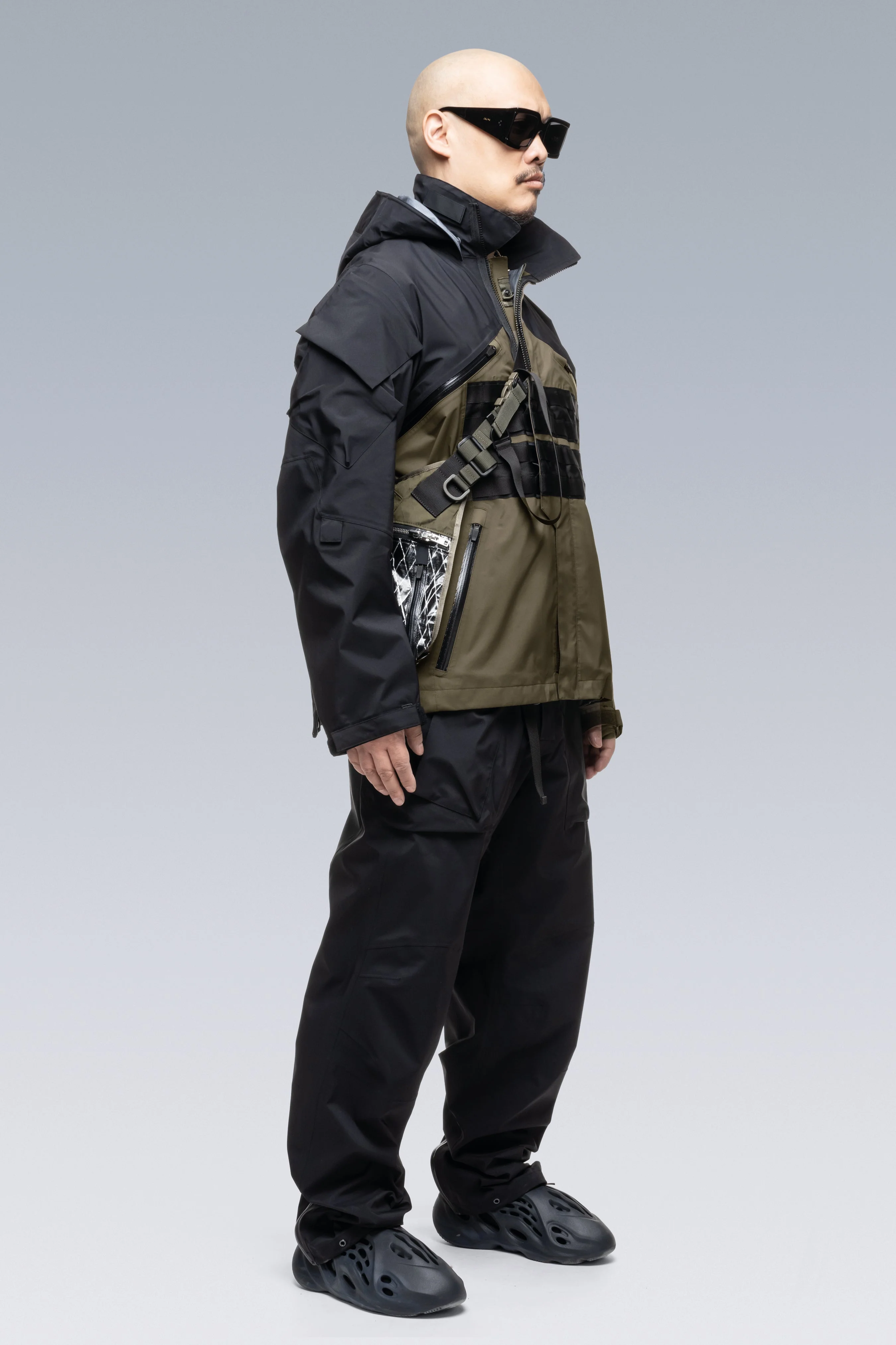 J1WTS-GT 3L Gore-Tex Pro Interops Jacket - RAF Green/Black - Image 3