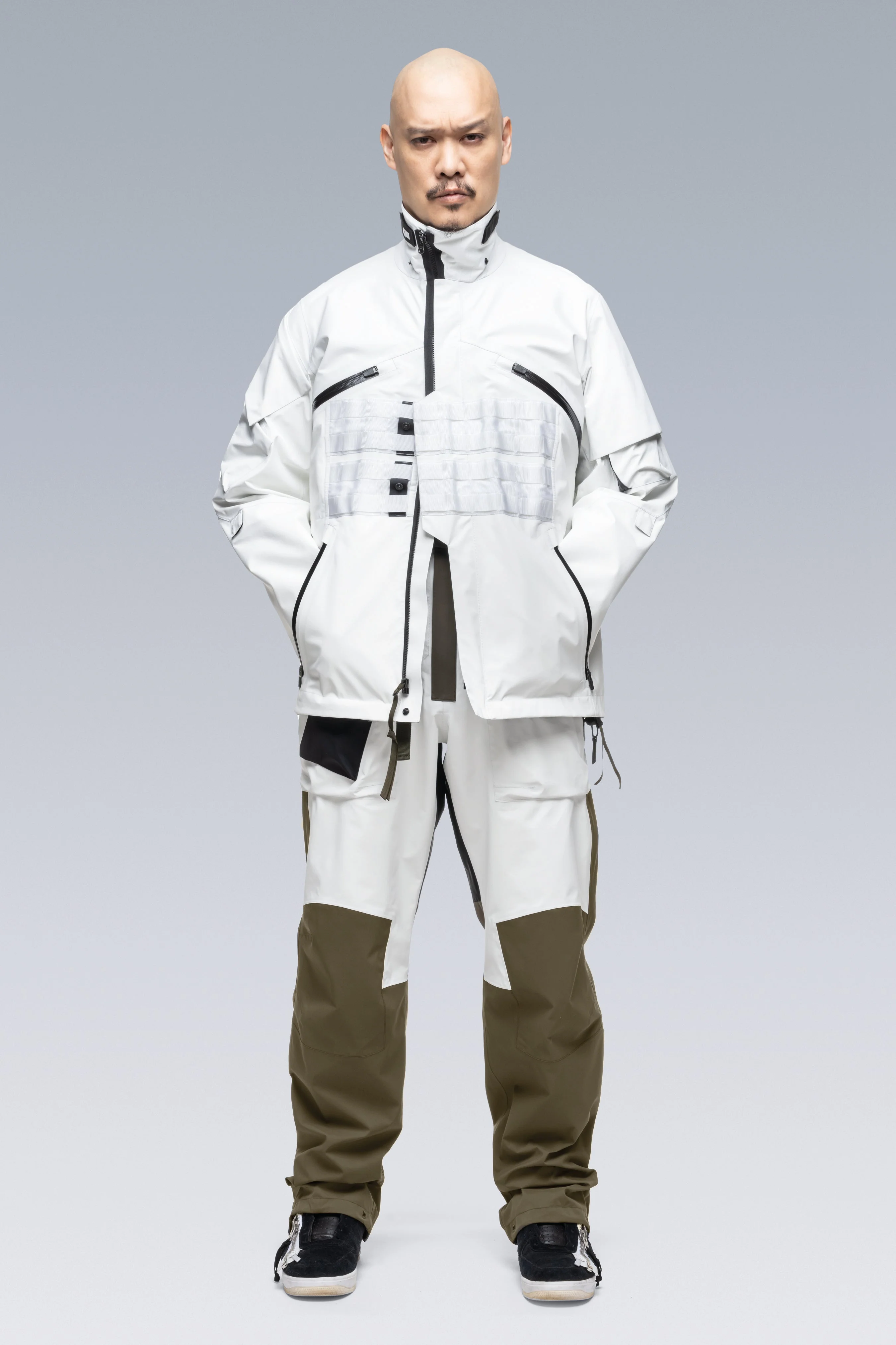 J1WTS-GT 3L Gore-Tex Pro Interops Jacket - White - Image 7