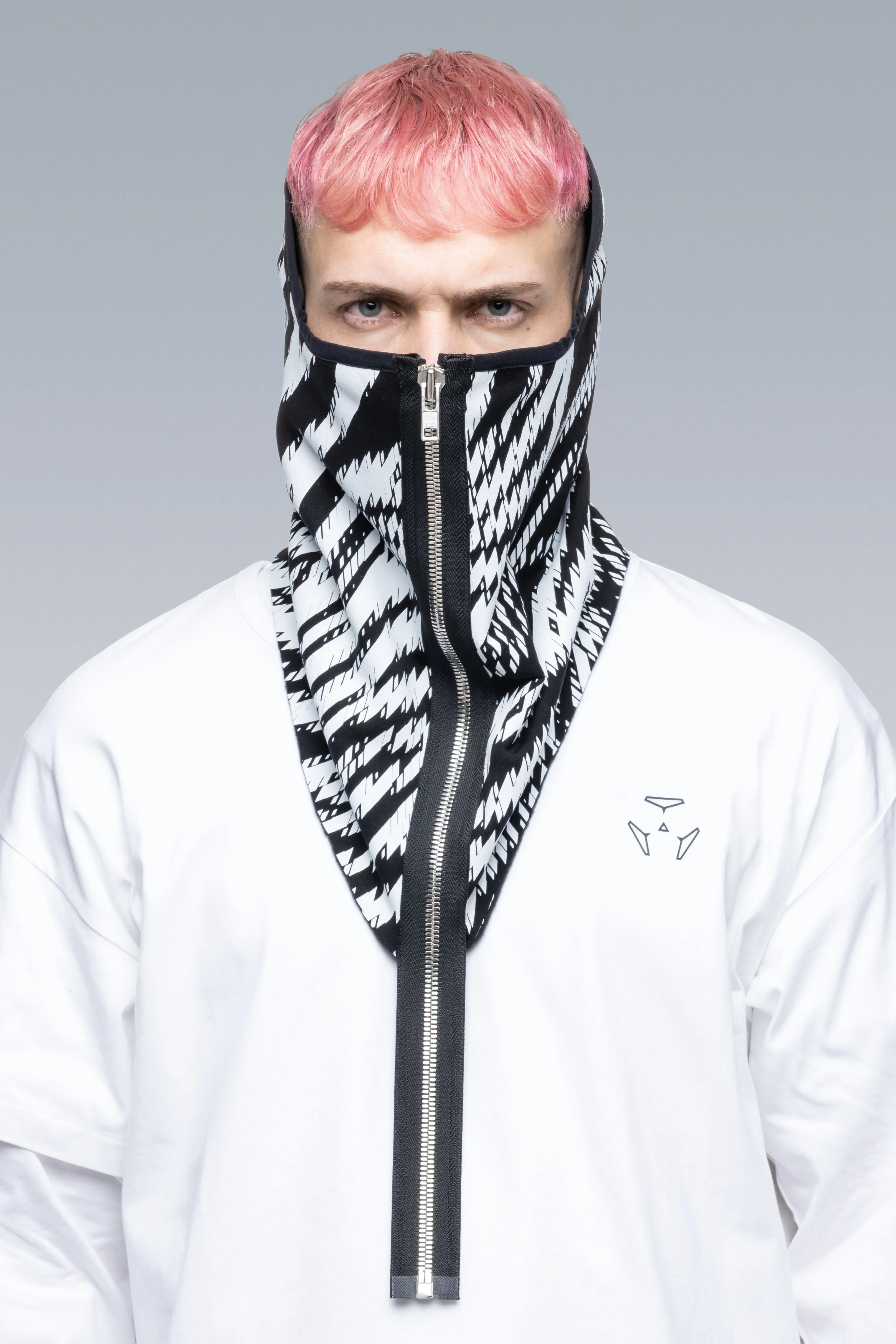 NG4-PS Modular Zippered Powerstretch® Neck Gaiter - Zebra - Image 3