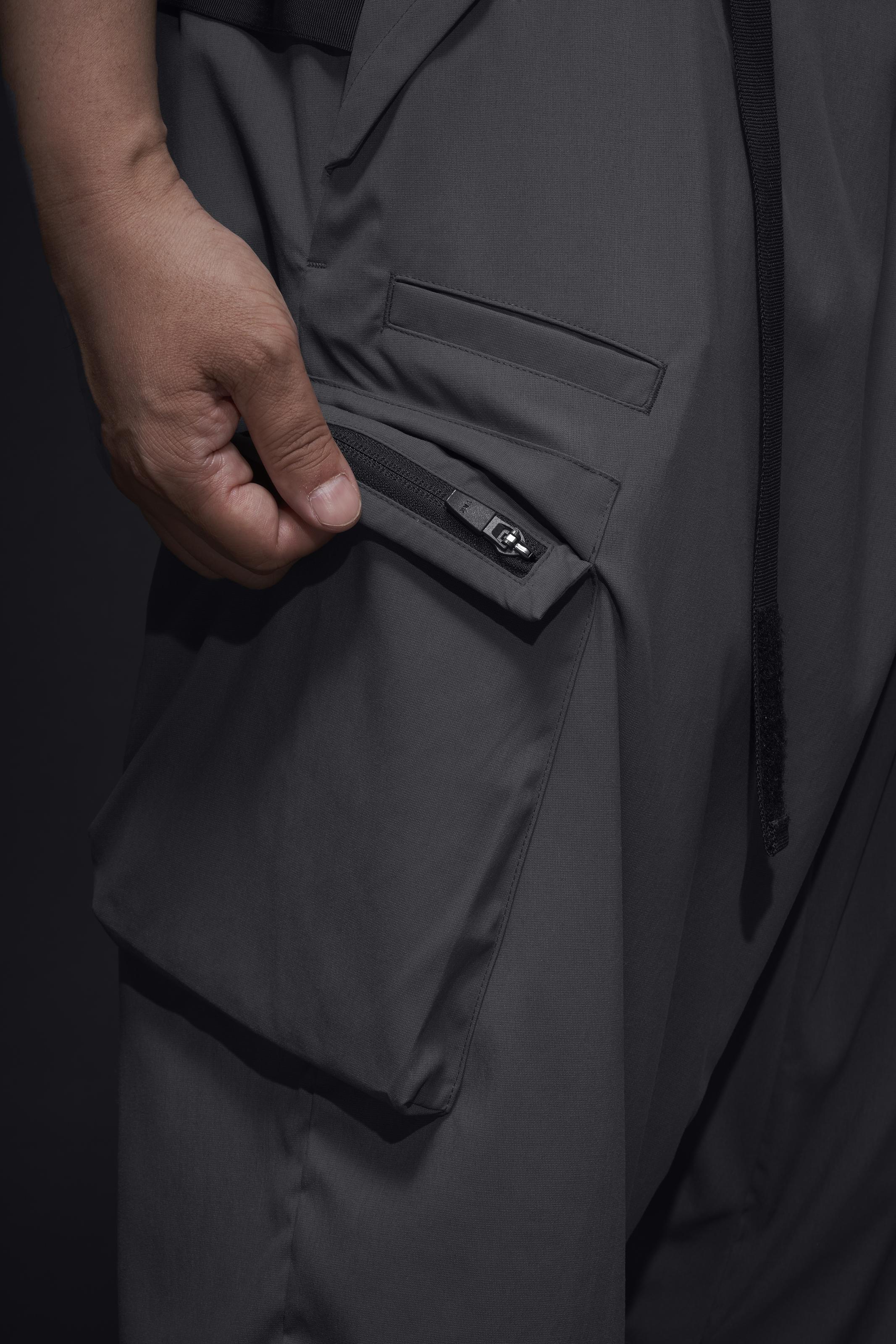 P55-M Nylon Stretch Cargo Trouser - Blaugrau - Image 22