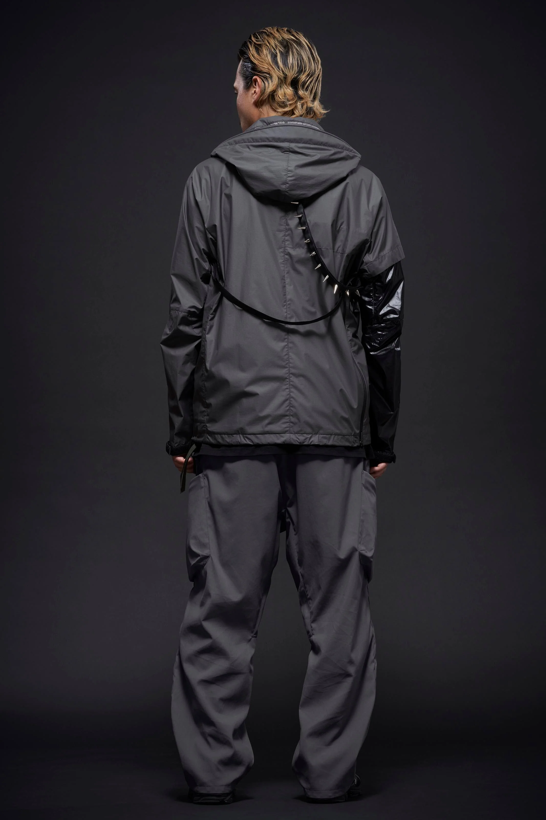 P55-M Nylon Stretch Cargo Trouser - Blaugrau - Image 31