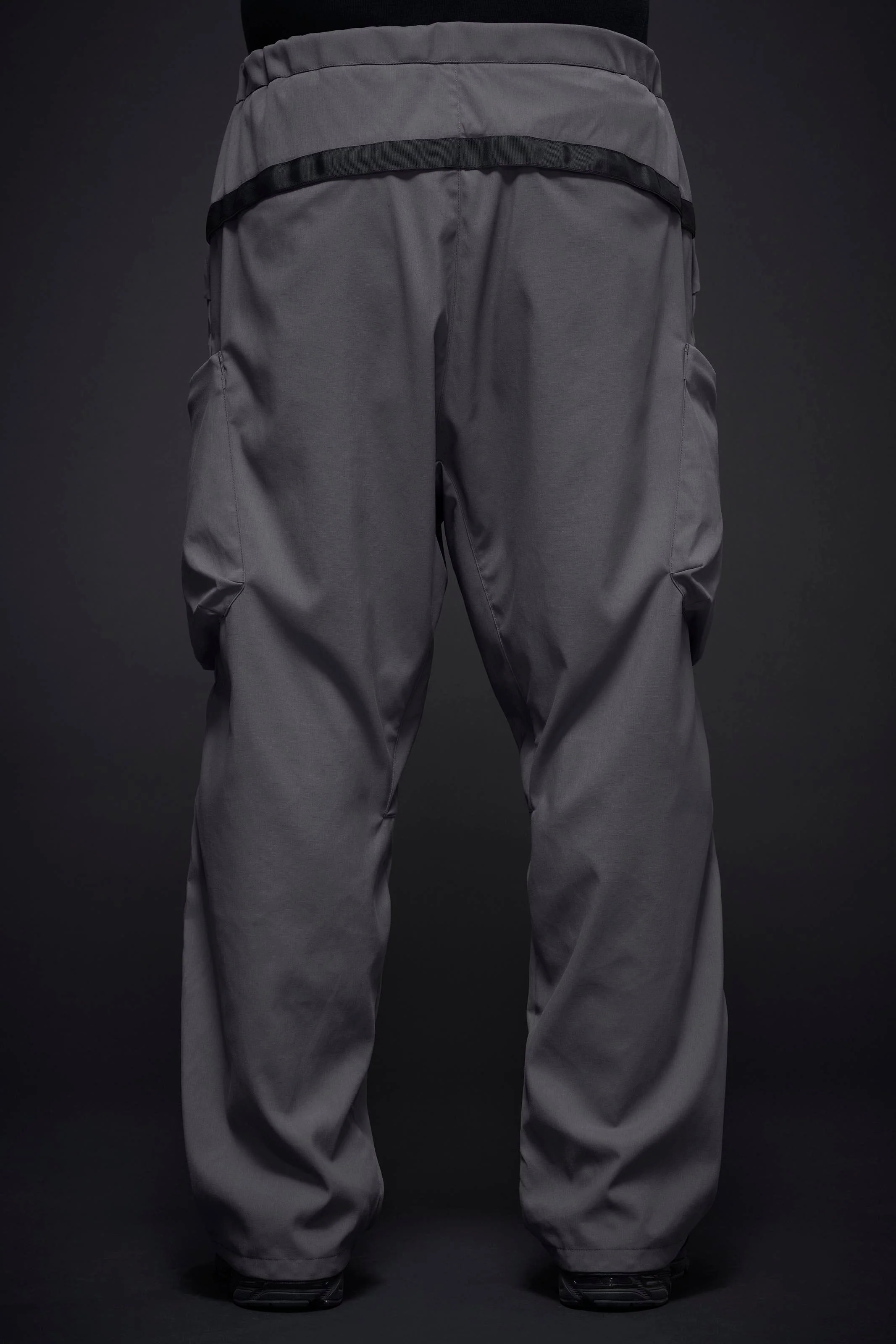 P55-M Nylon Stretch Cargo Trouser - Blaugrau - Image 4