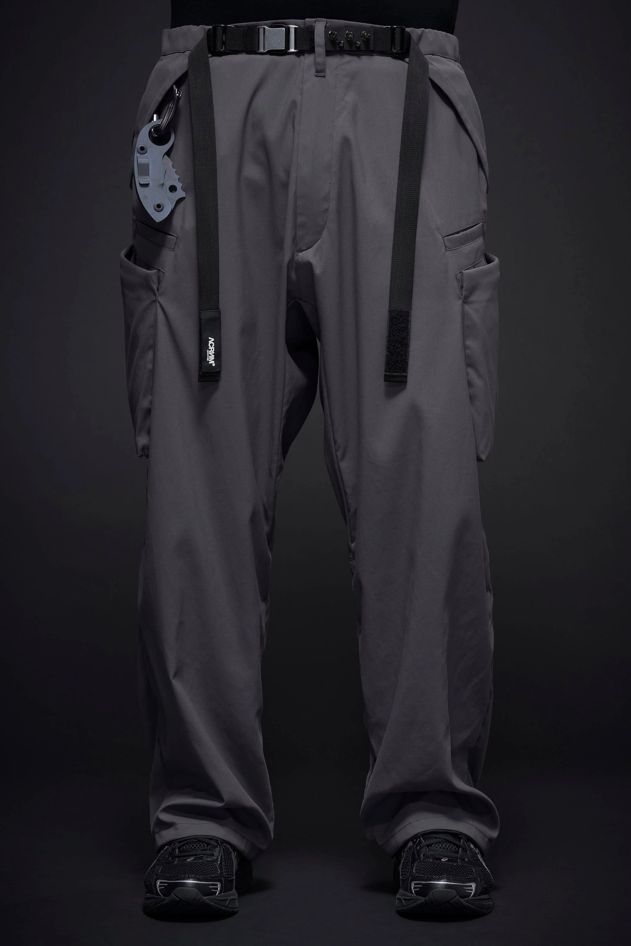 P55-M Nylon Stretch Cargo Trouser - Blaugrau - Image 8