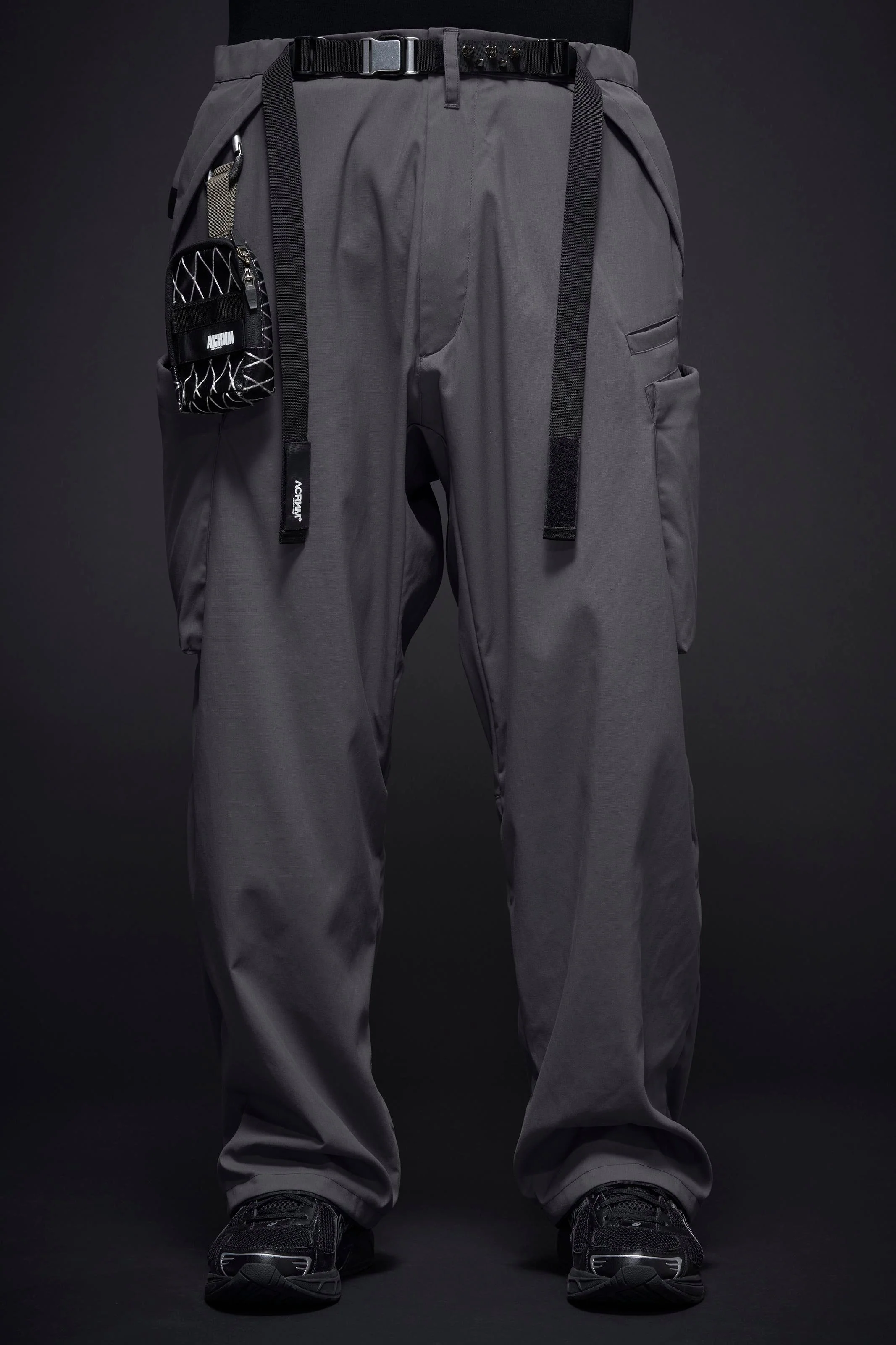 P55-M Nylon Stretch Cargo Trouser - Blaugrau - Image 9