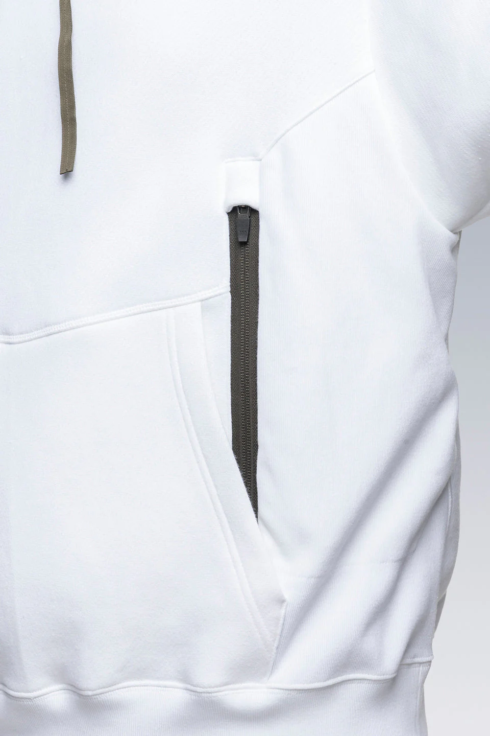 S34-PR Organic Cotton Hooded Sweatshirt - White - Image 7