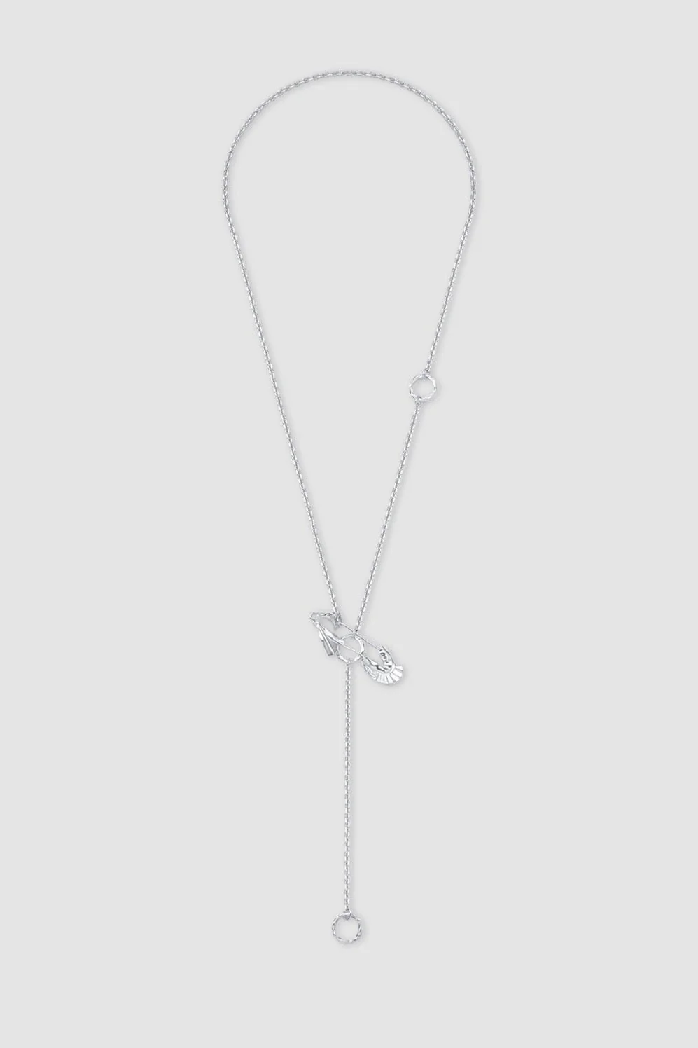 Achilles Safety Pin Necklace - Image 4