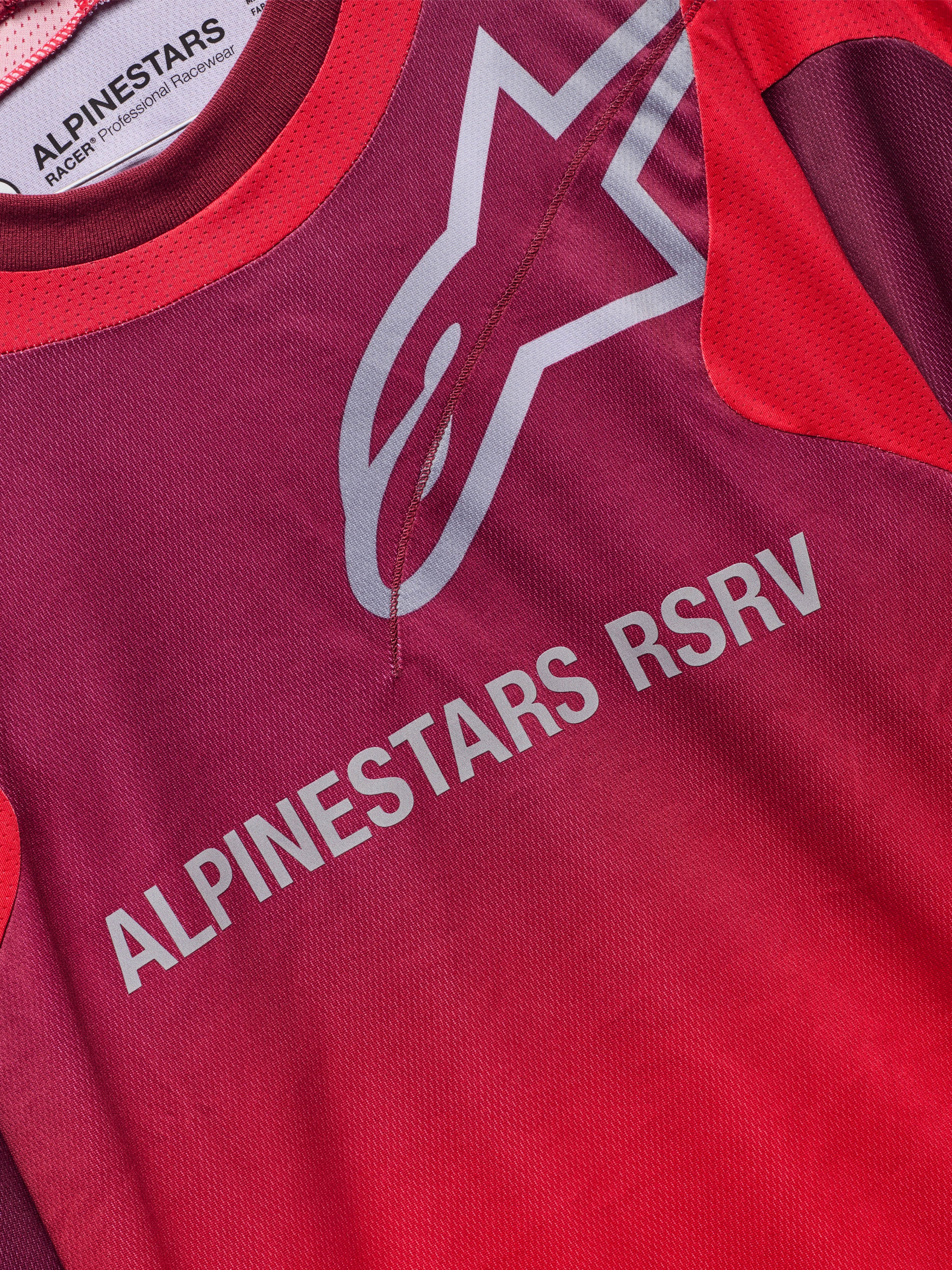RACER REWORKED LS JERSEY MARS RED BURGUNDY - Image 11