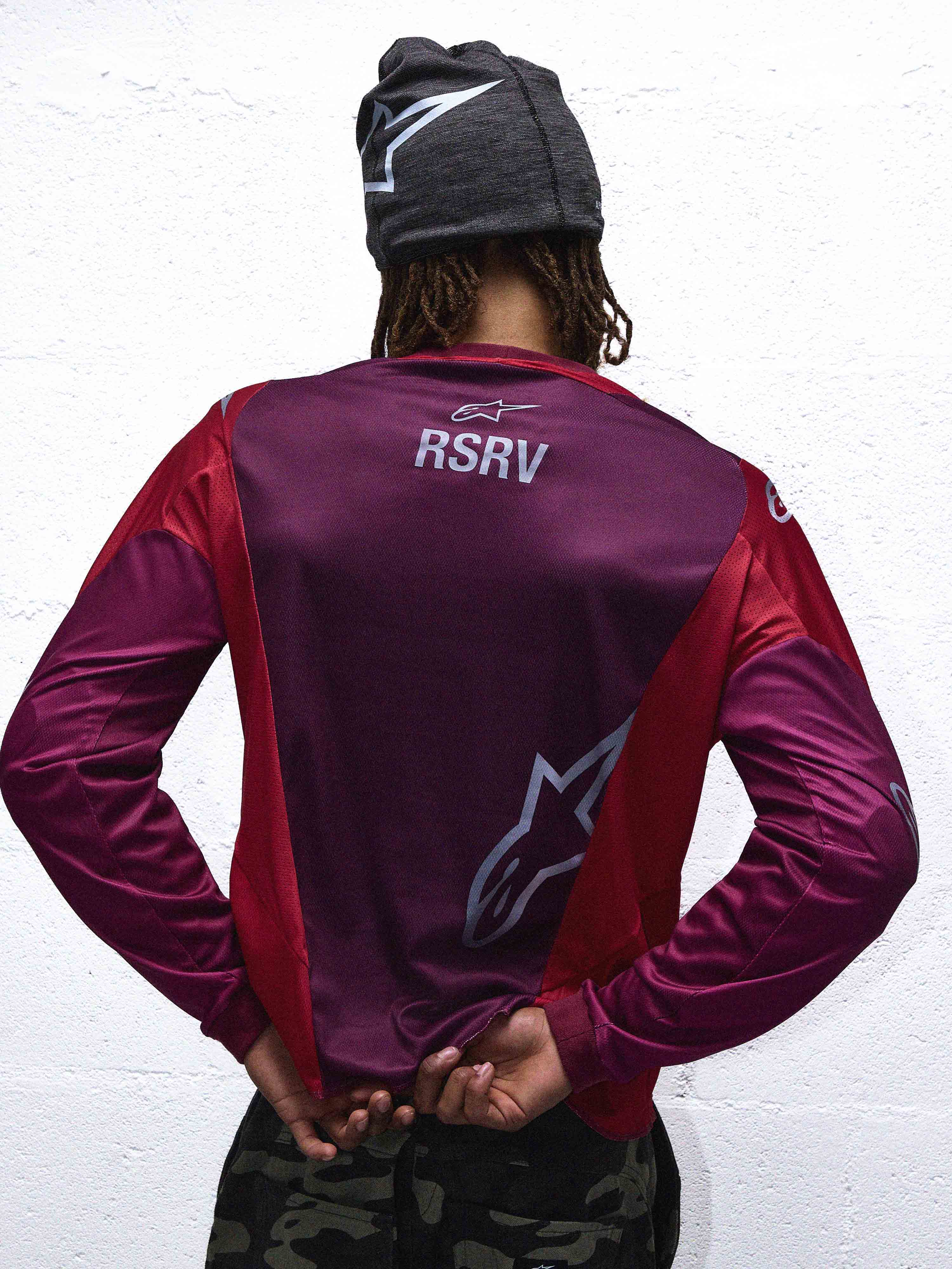 RACER REWORKED LS JERSEY MARS RED BURGUNDY - Image 5