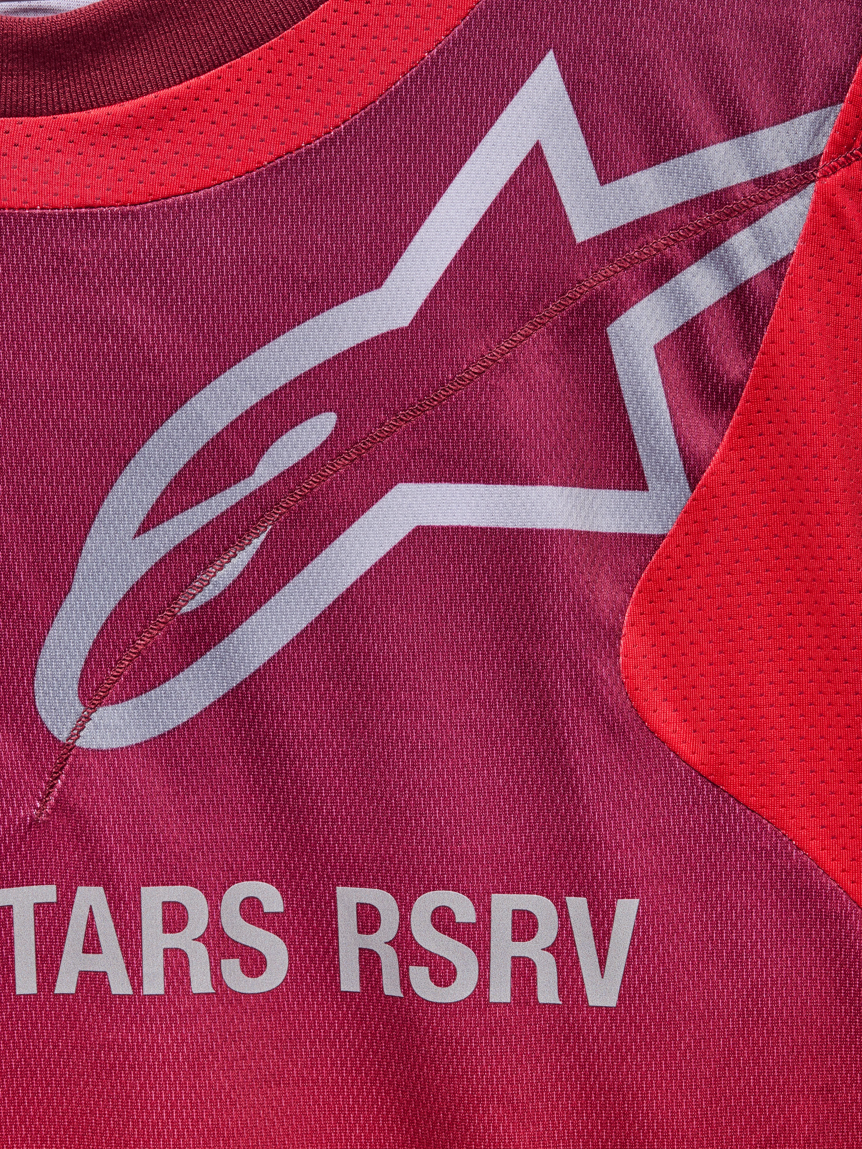 RACER REWORKED LS JERSEY MARS RED BURGUNDY - Image 6