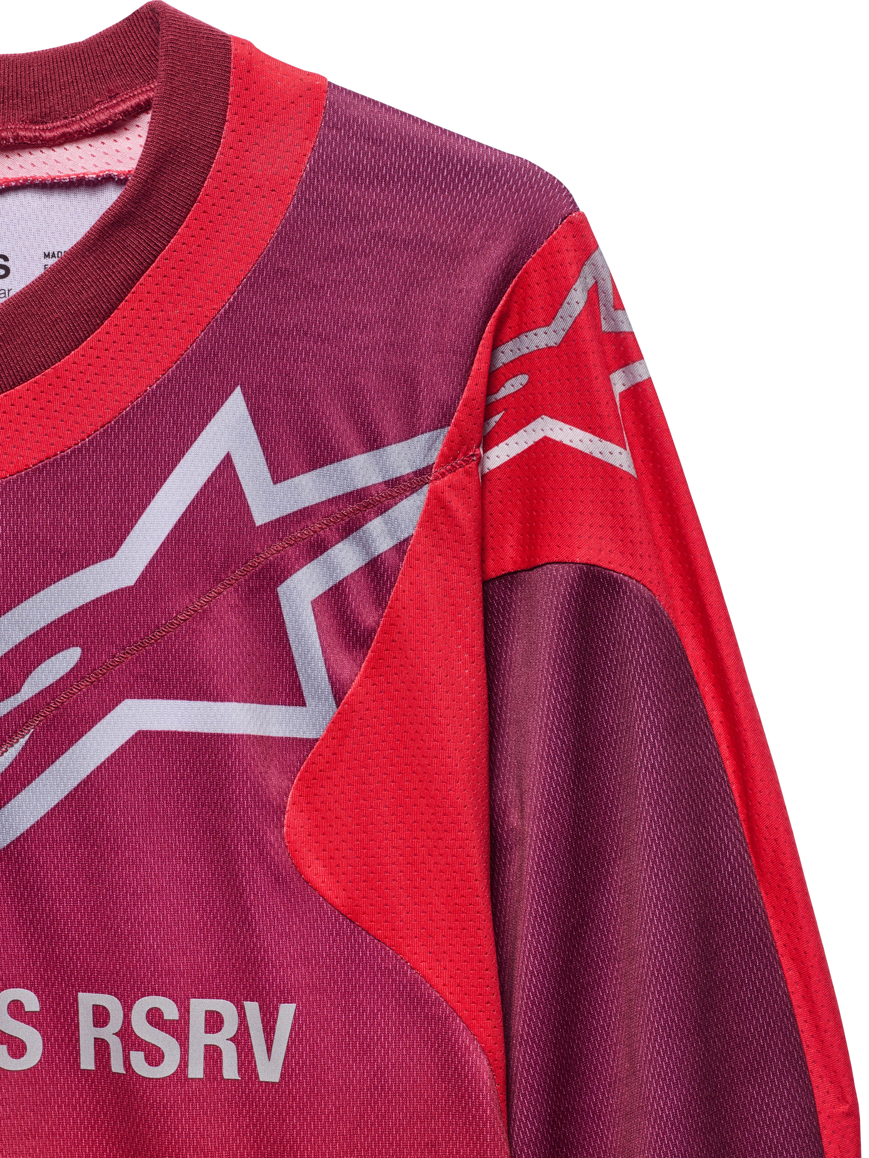 RACER REWORKED LS JERSEY MARS RED BURGUNDY - Image 7