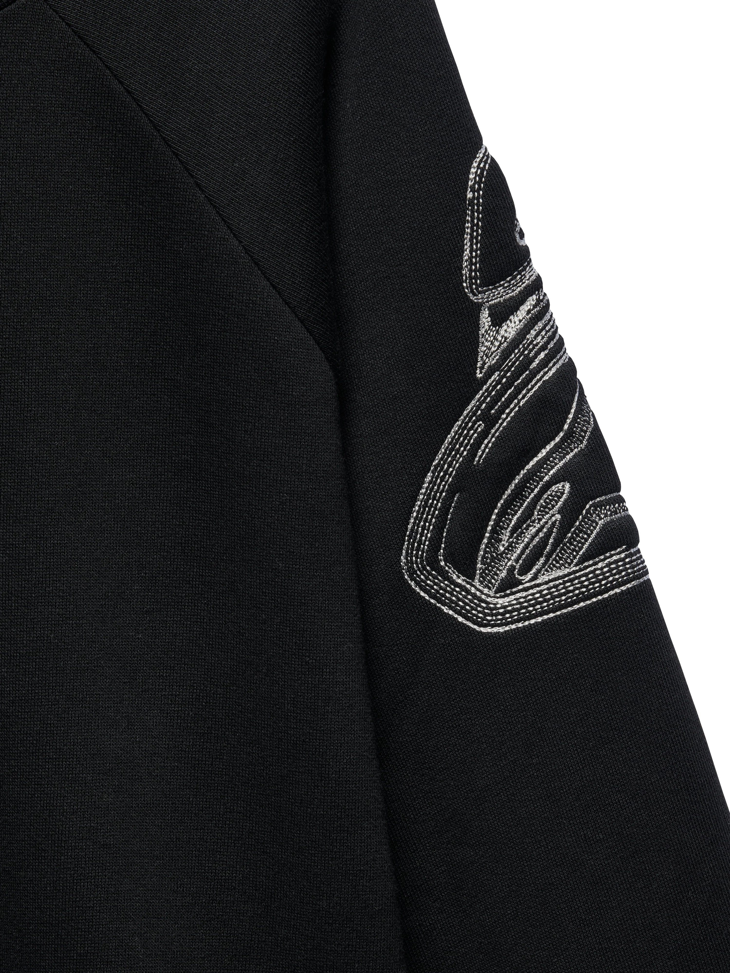 SHOULDER CUP CREWNECK BLACK - Image 7