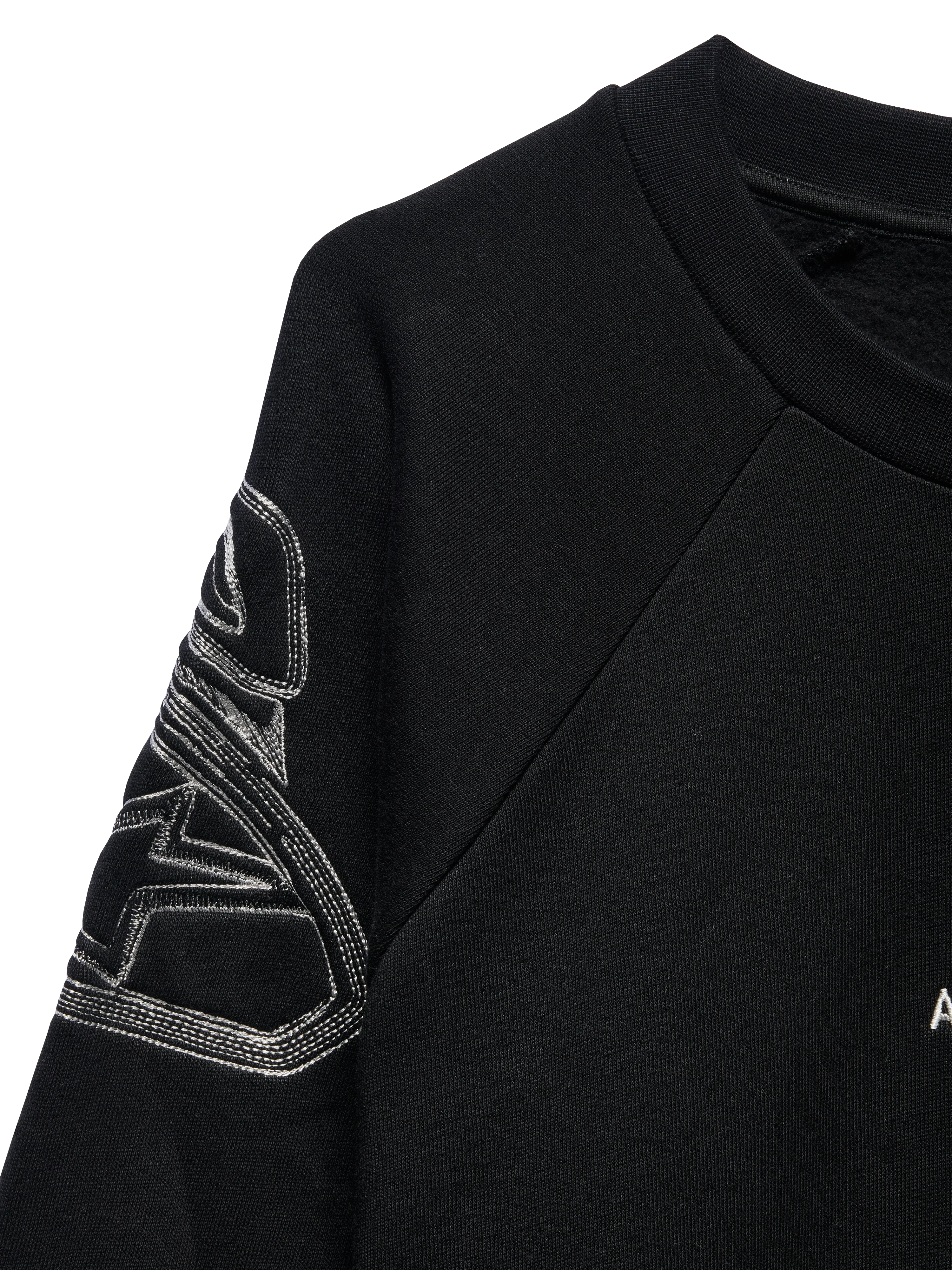 SHOULDER CUP CREWNECK BLACK - Image 8