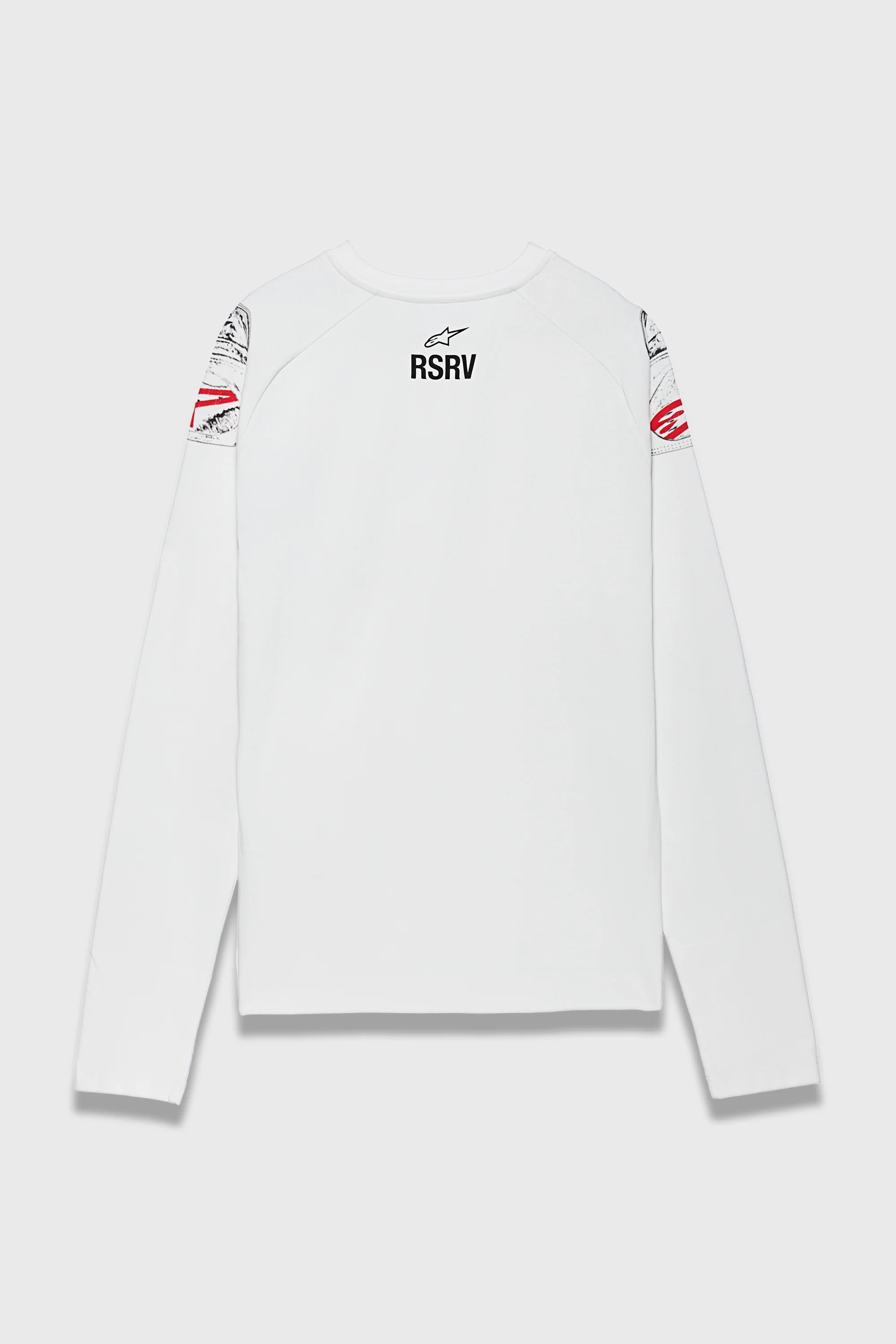 SPLIT COLLAR LS JERSEY WHITE STREAM - Image 2