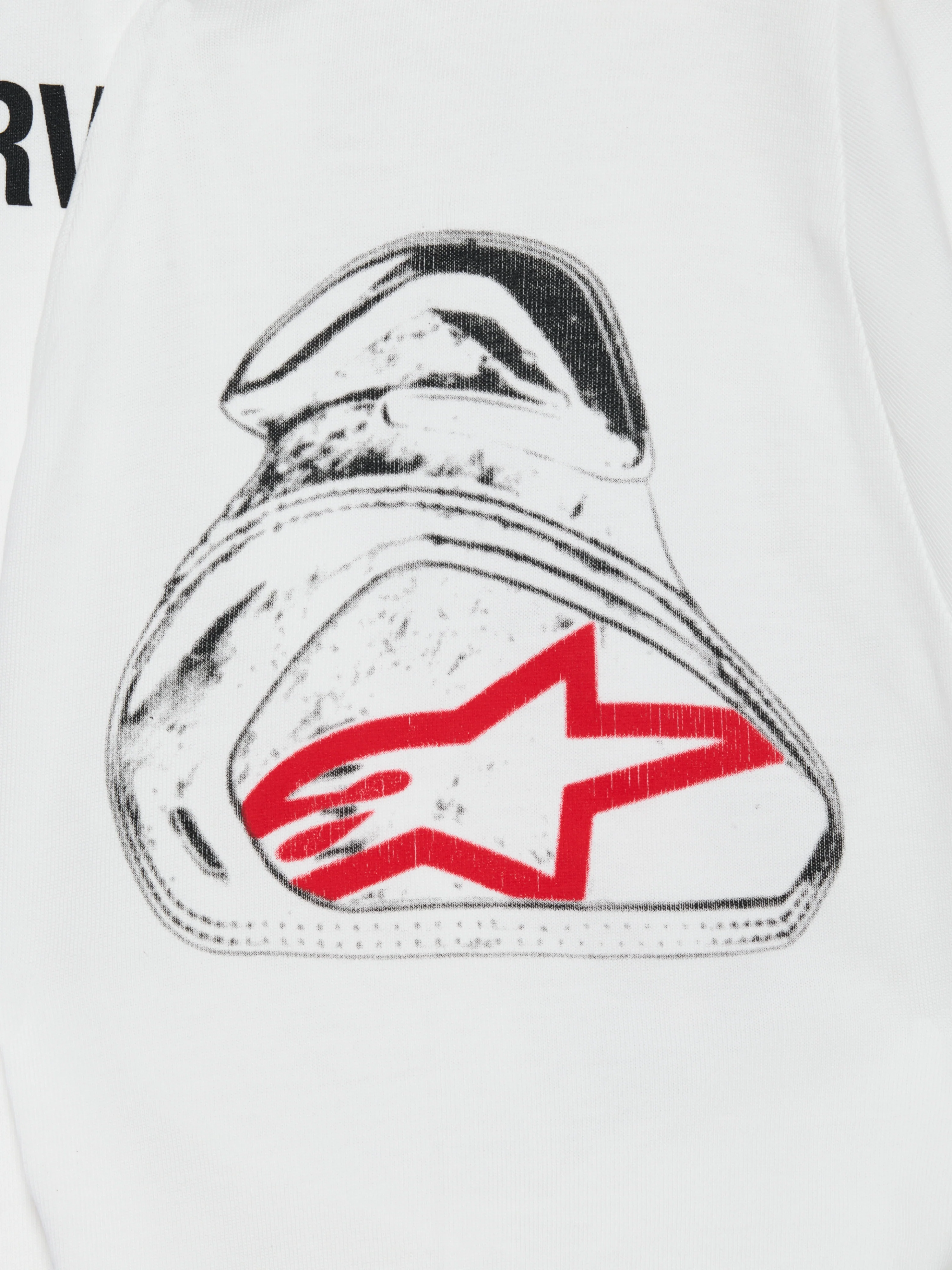 SPLIT COLLAR LS JERSEY WHITE STREAM - Image 3