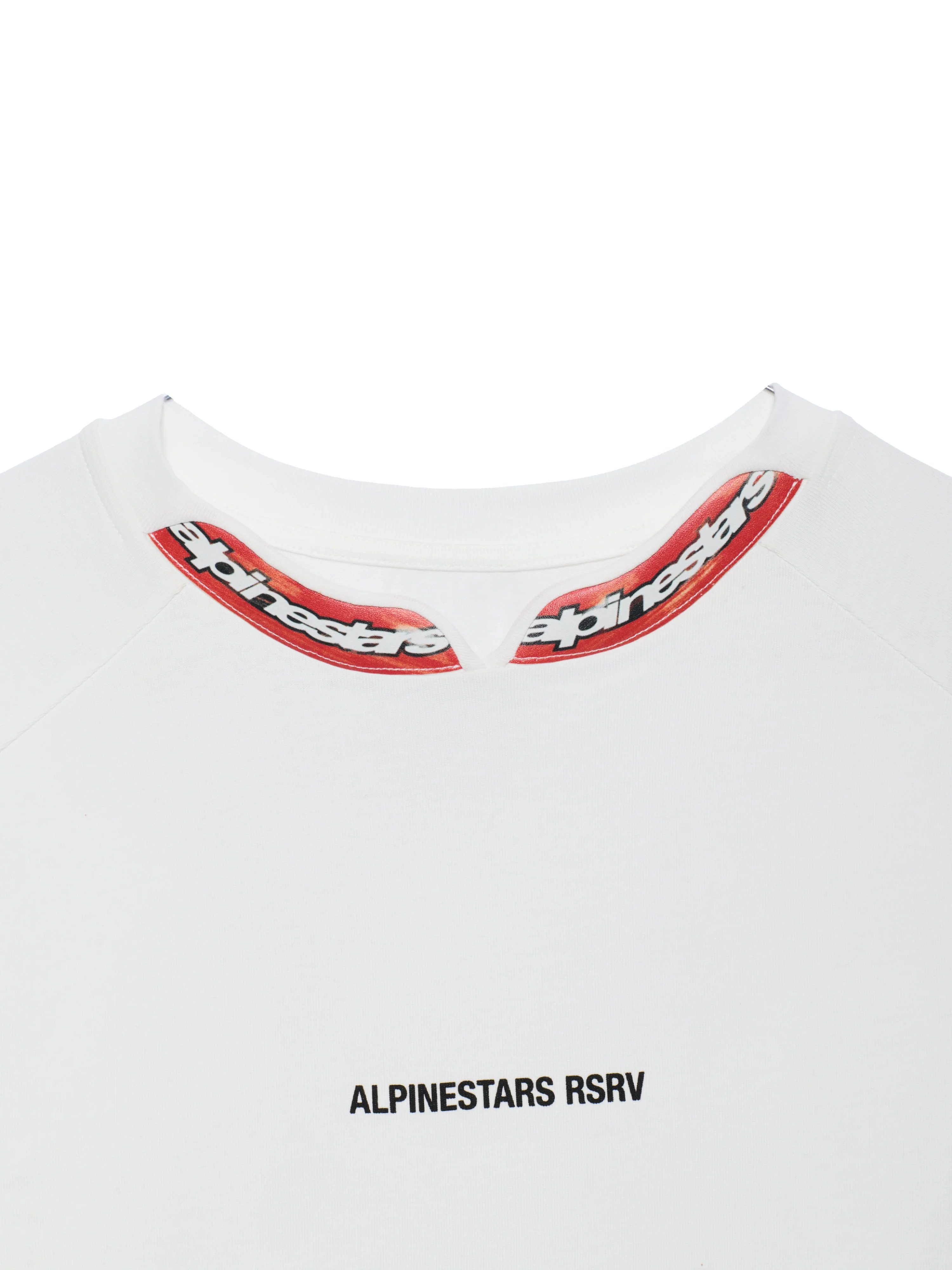 SPLIT COLLAR LS JERSEY WHITE STREAM - Image 5