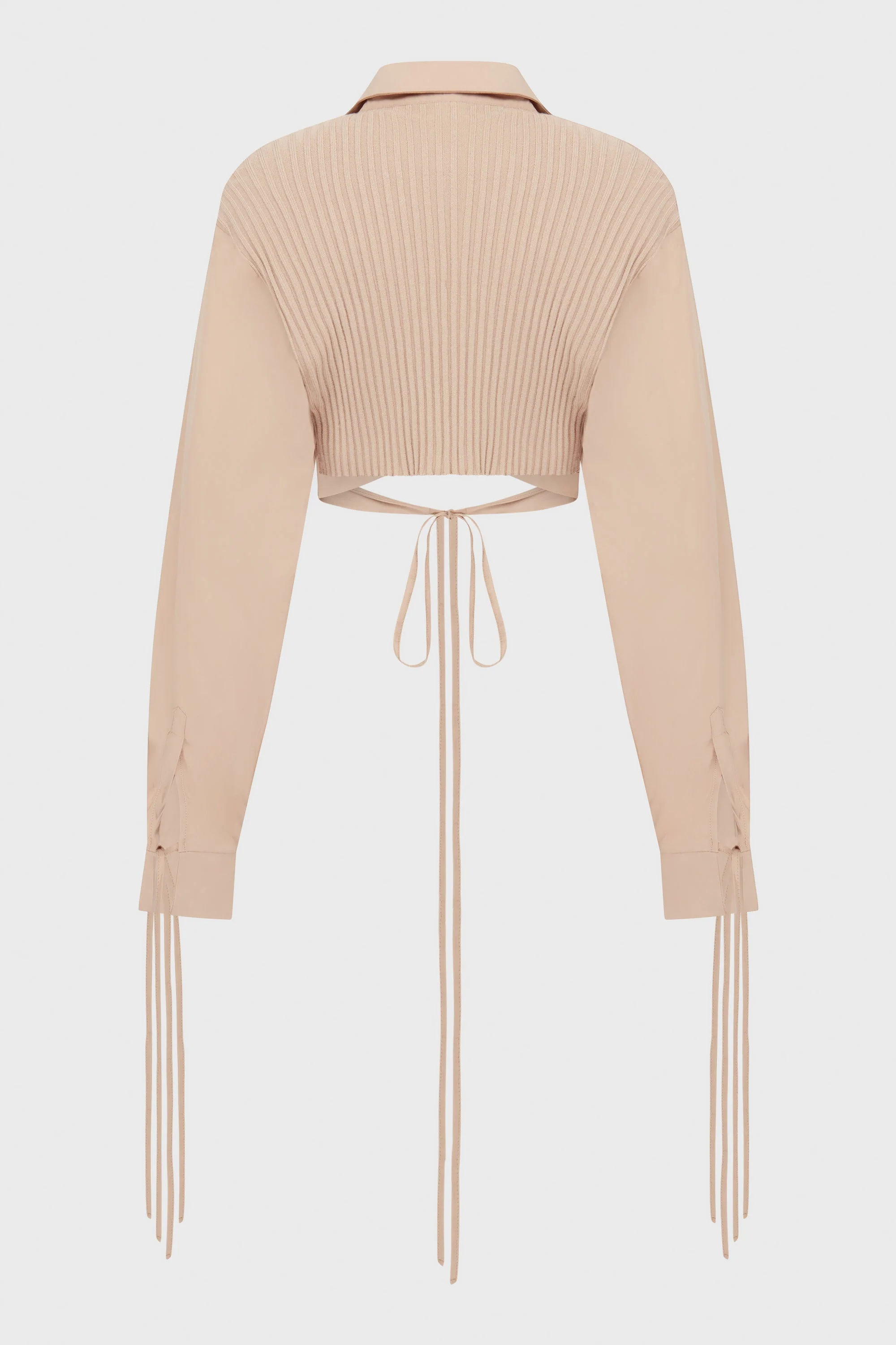 CRISS CROSS CARDIGAN WITH RIBBED - Image 3