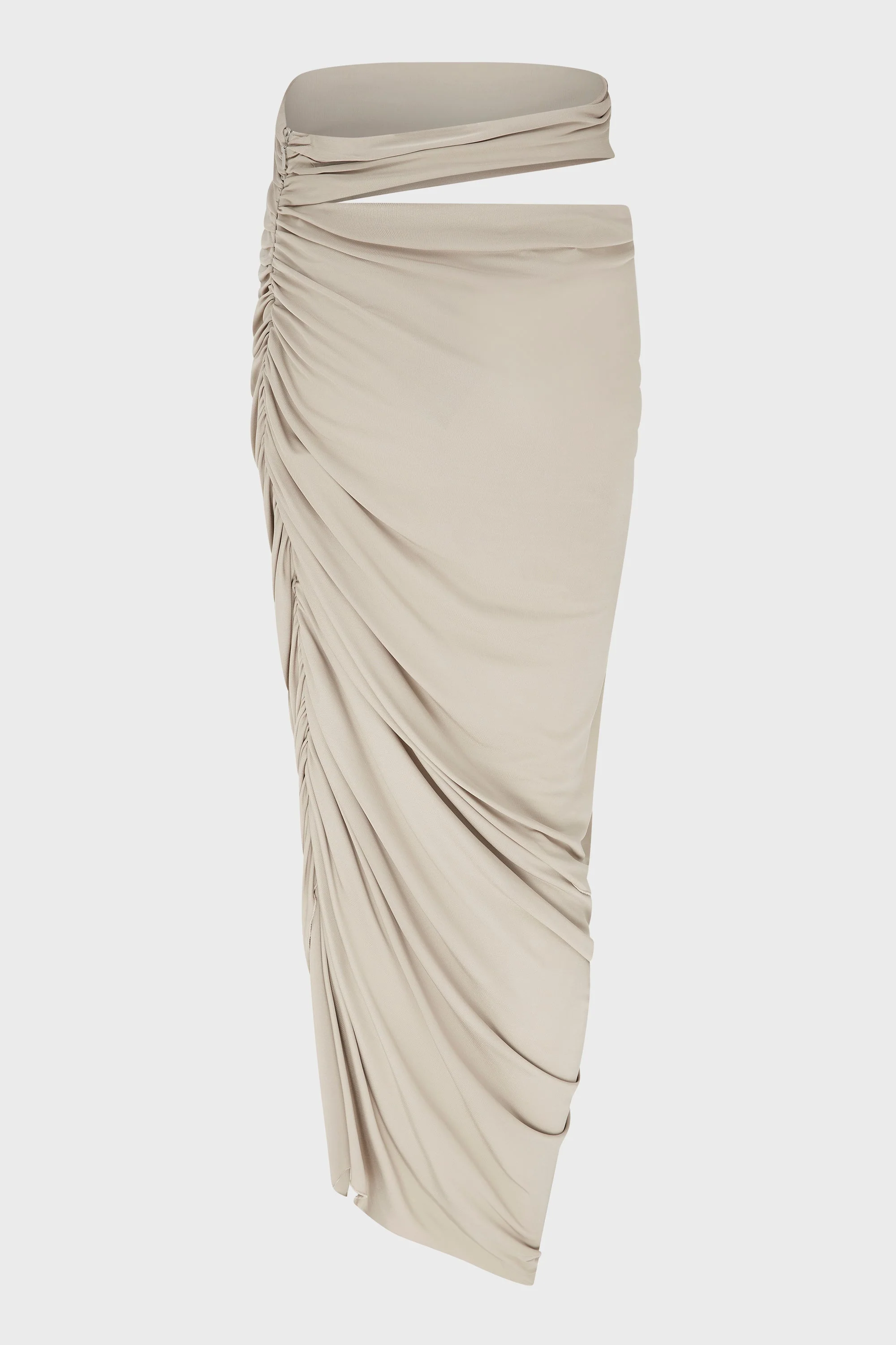 DRAPED JERSEY CUT-OUT SKIRT - Image 3
