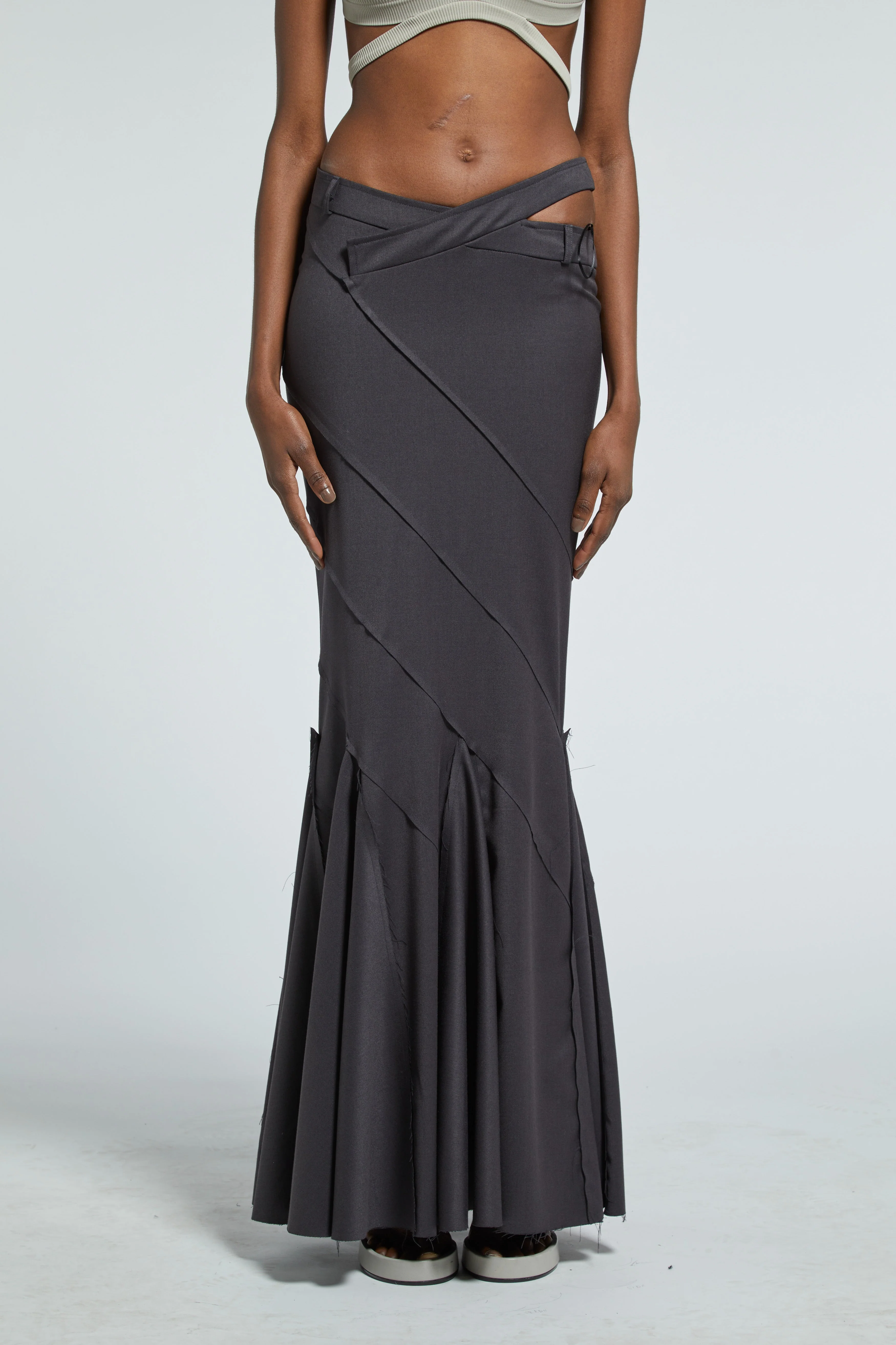 FLANNEL LONG SKIRT - Image 4