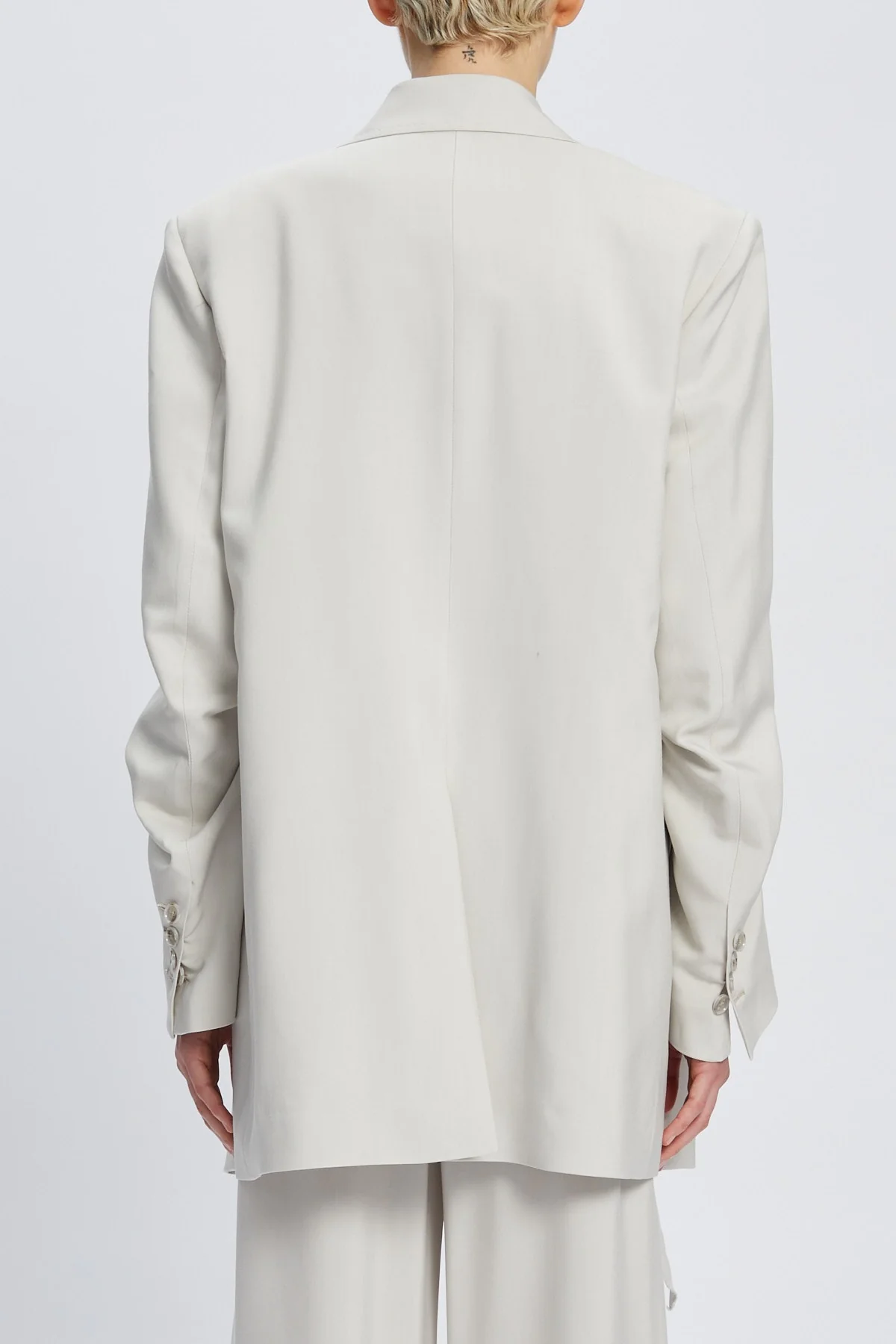 AGNES HIGH COMFORT TAILORED JACKET PEARL - Image 5