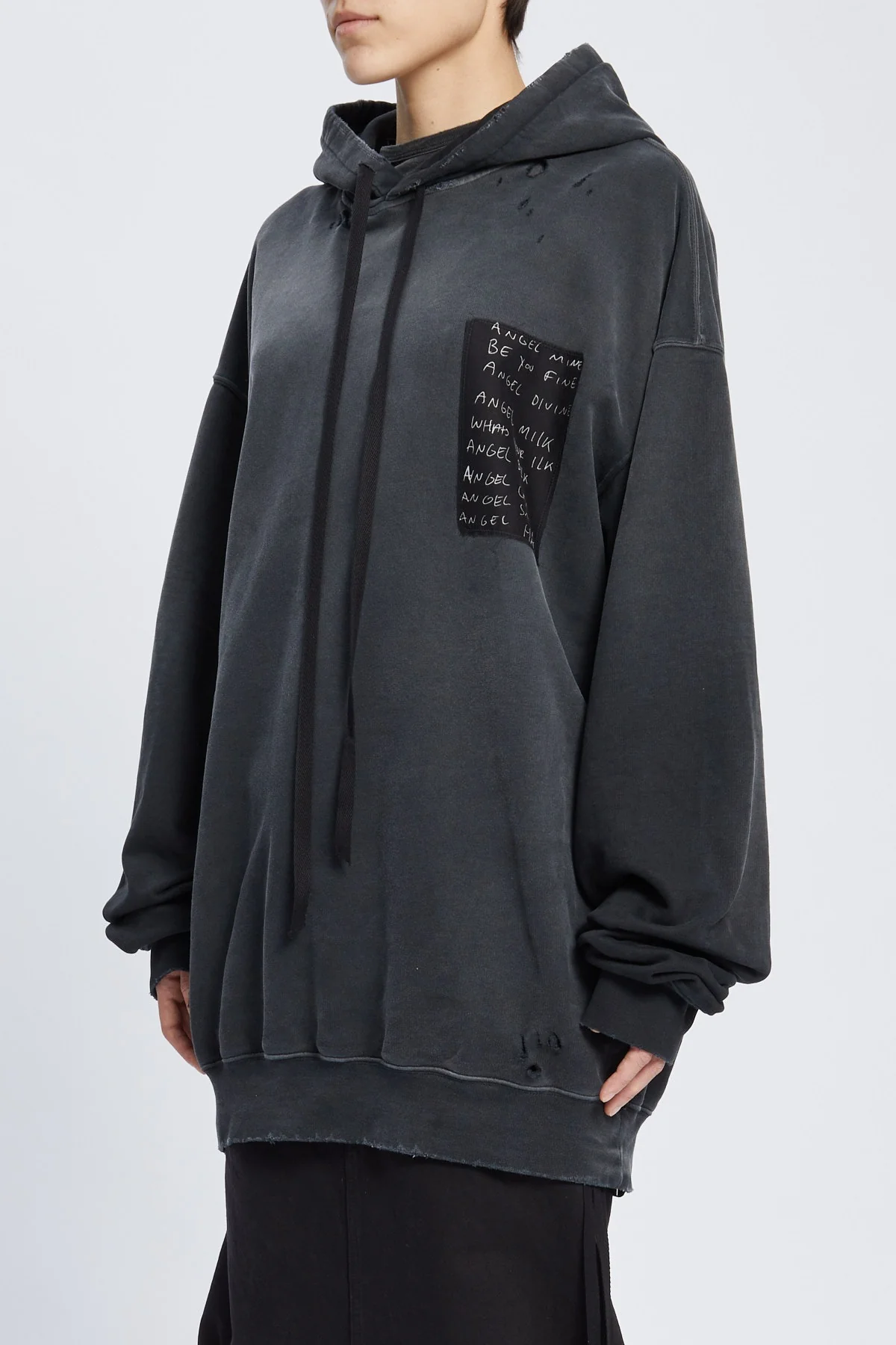 ANNEMARIE HIGH COMFORT HOODY WITH PRINTED PATCHES - Image 4