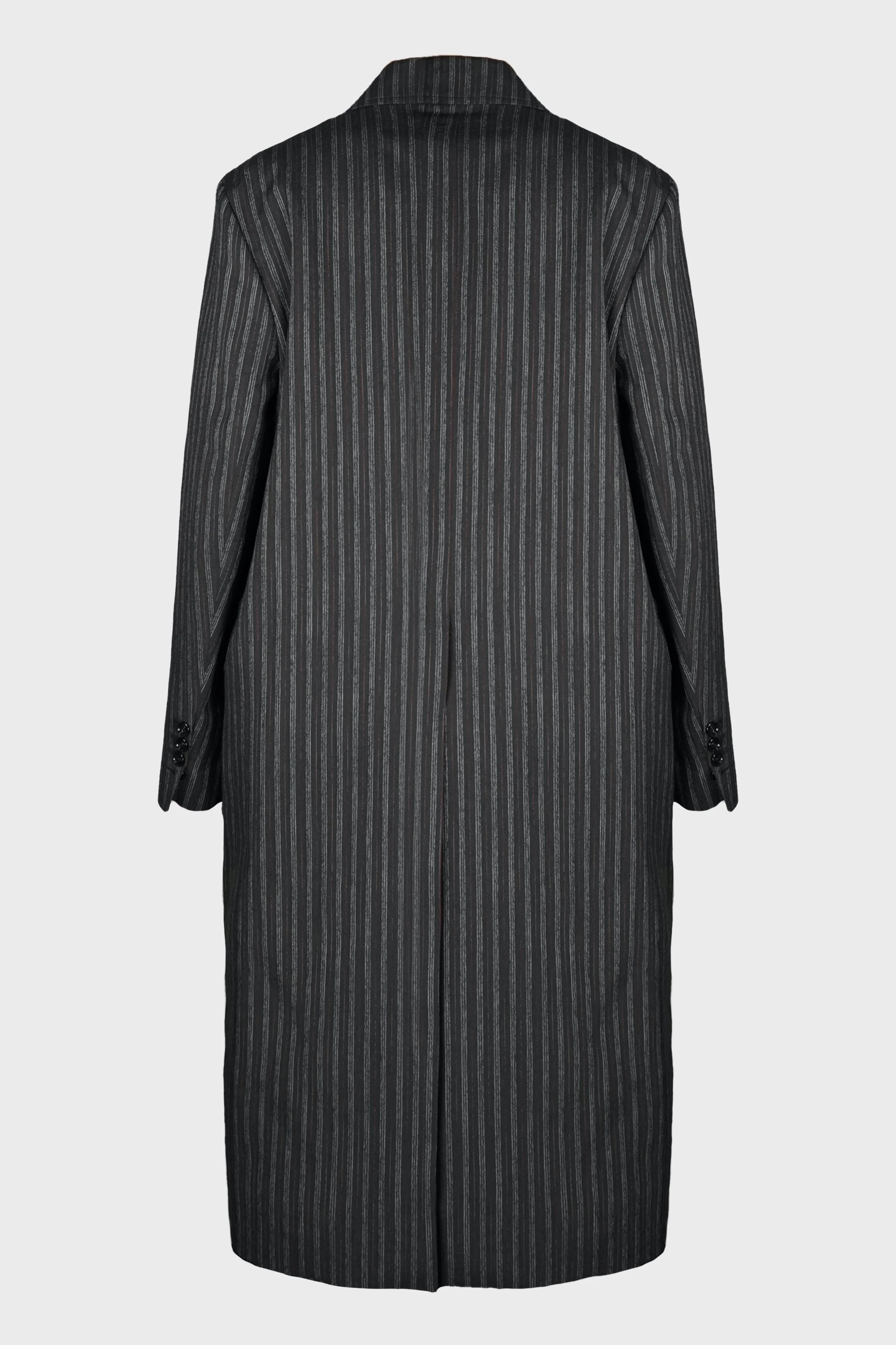 BAAF STRAIGHT TAILORED COAT BLACK/WHITE/CHERRY - Image 3
