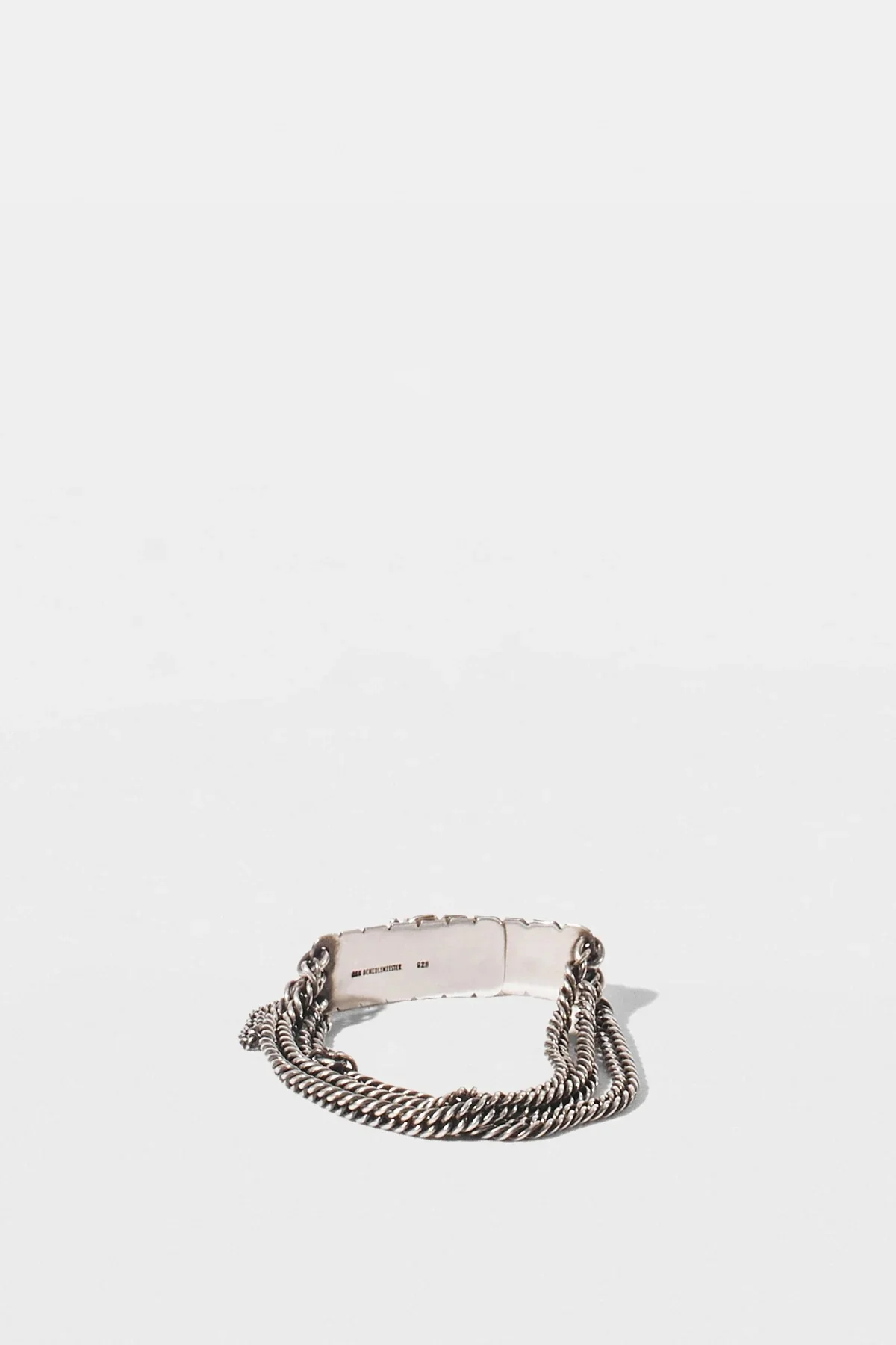 CONSTANCE BRACELET CHAINS SMALL LOCKING ANTIQUE SILVER - Image 2