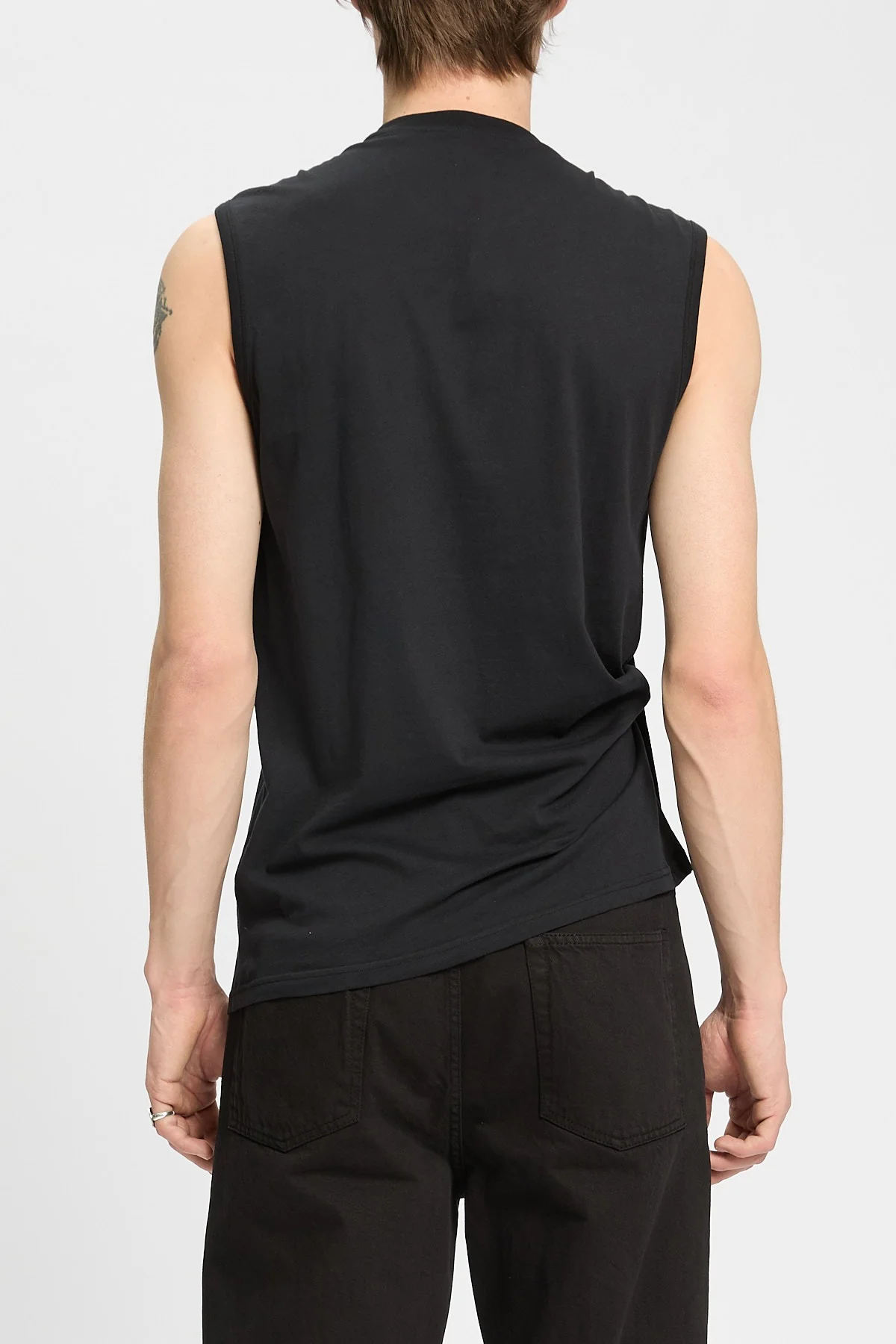 EBERT SLEEVELESS TOP WITH ADJUSTABLE STRAP BLACK - Image 4