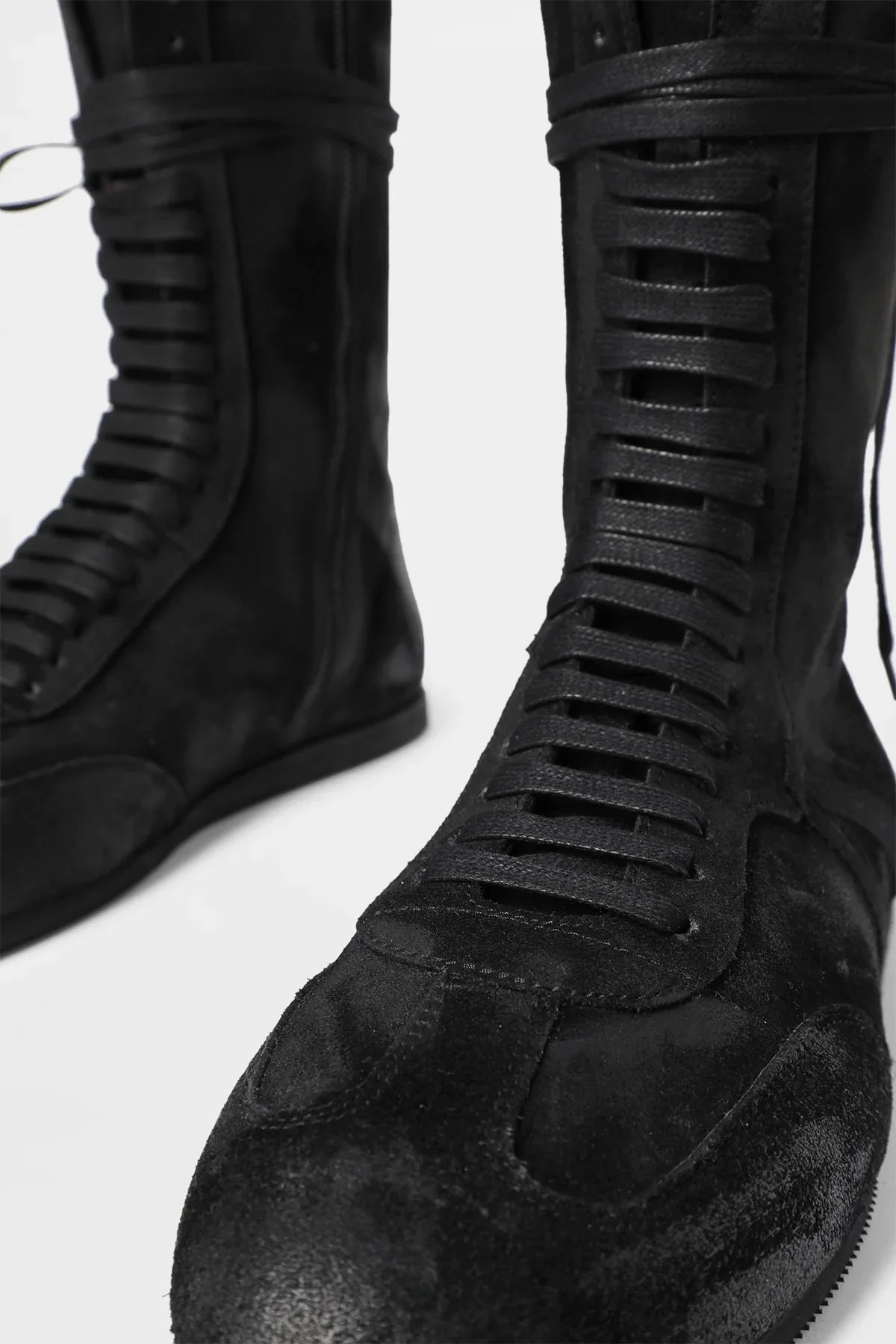 FIDES SOFT HIGH-TOP BOXING SNEAKERS BLACK - Image 4