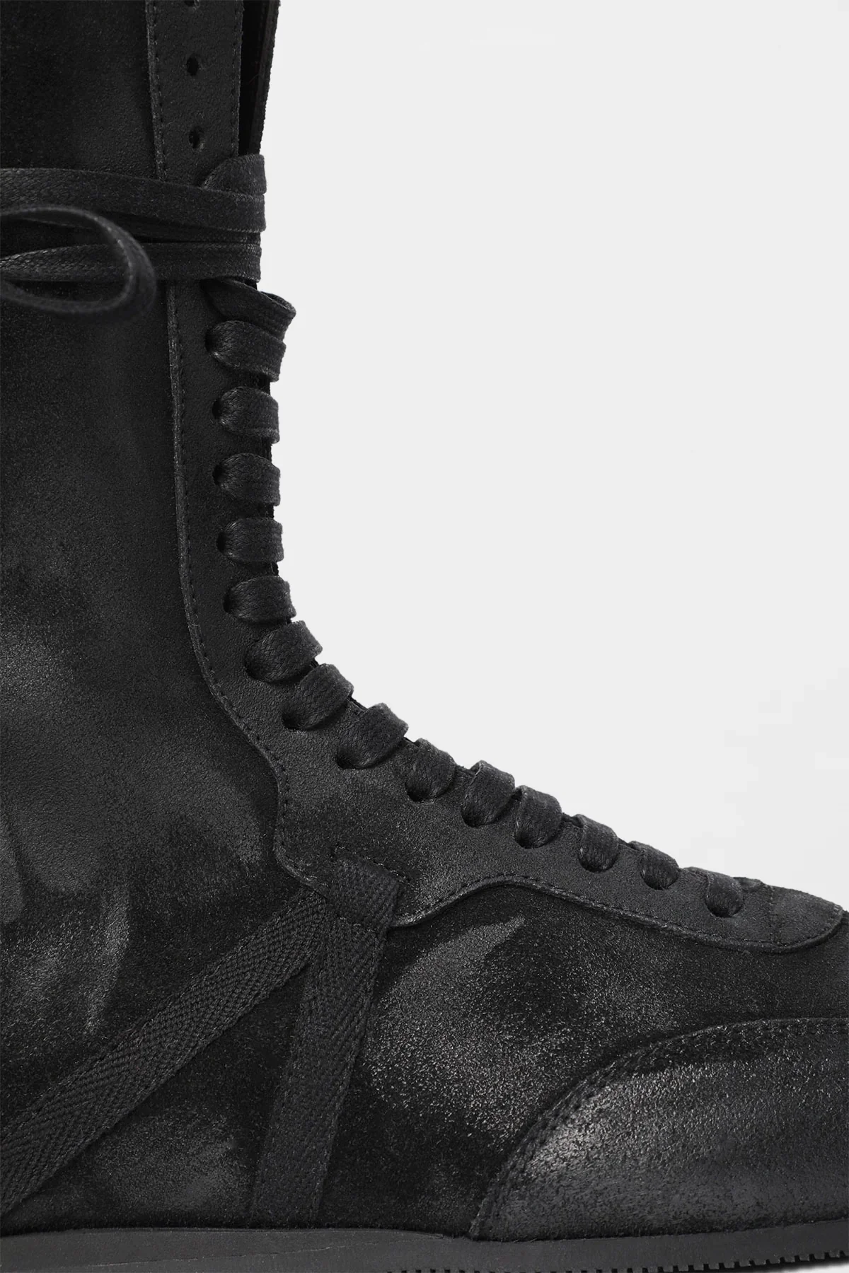 FIDES SOFT HIGH-TOP BOXING SNEAKERS BLACK - Image 5