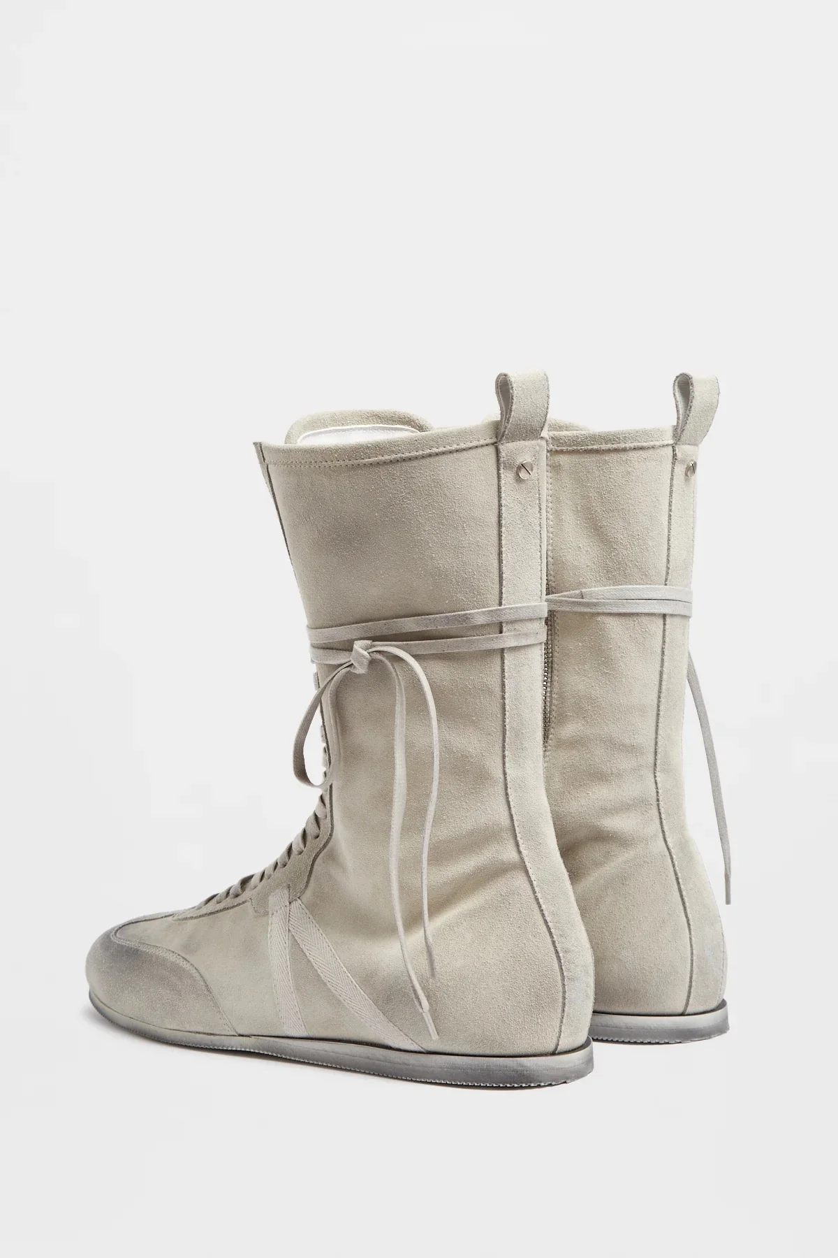 FIDES SOFT HIGH-TOP BOXING SNEAKERS CHALK - Image 3