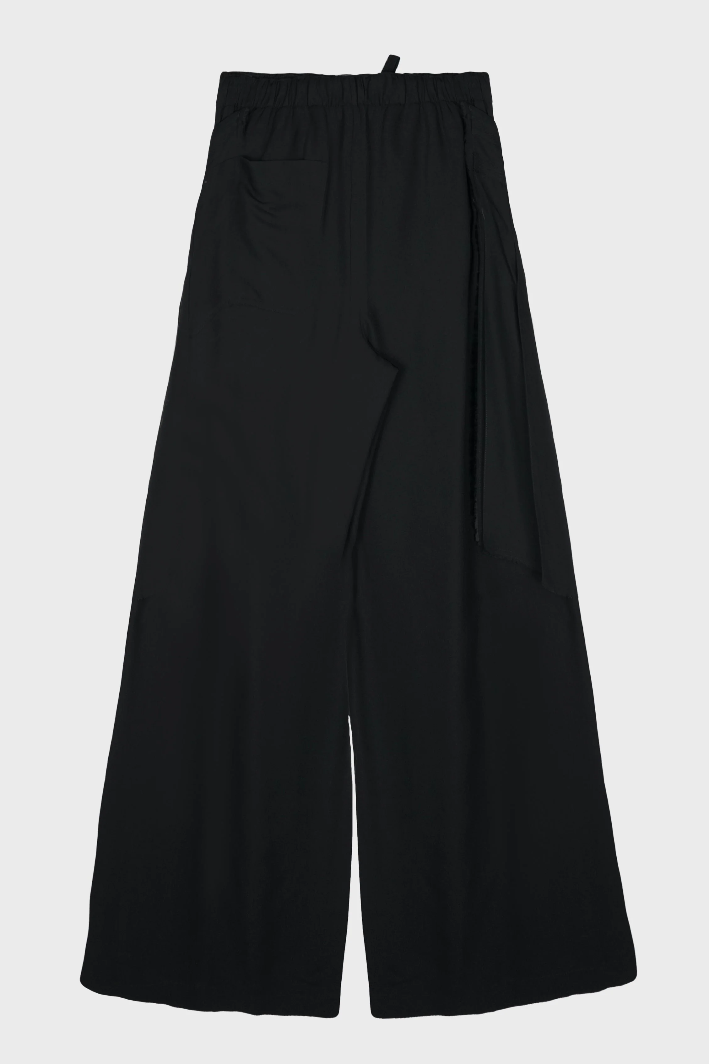 MARKE COMFORT LOUNGE PANTS WITH BELTED APRON BLACK - Image 3