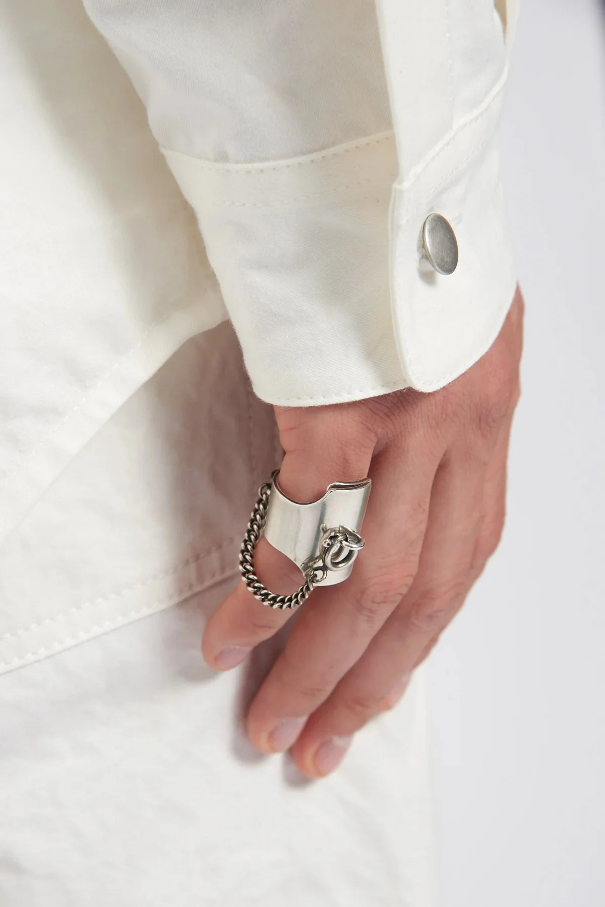 MARTINE LOCKRING ANTIQUE SILVER - Image 4