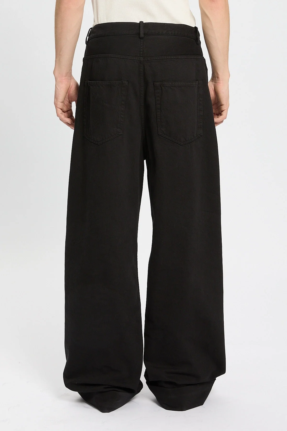 MICHAËL 5-POCKETS HIGH COMFORT TROUSERS BLACK - Image 4